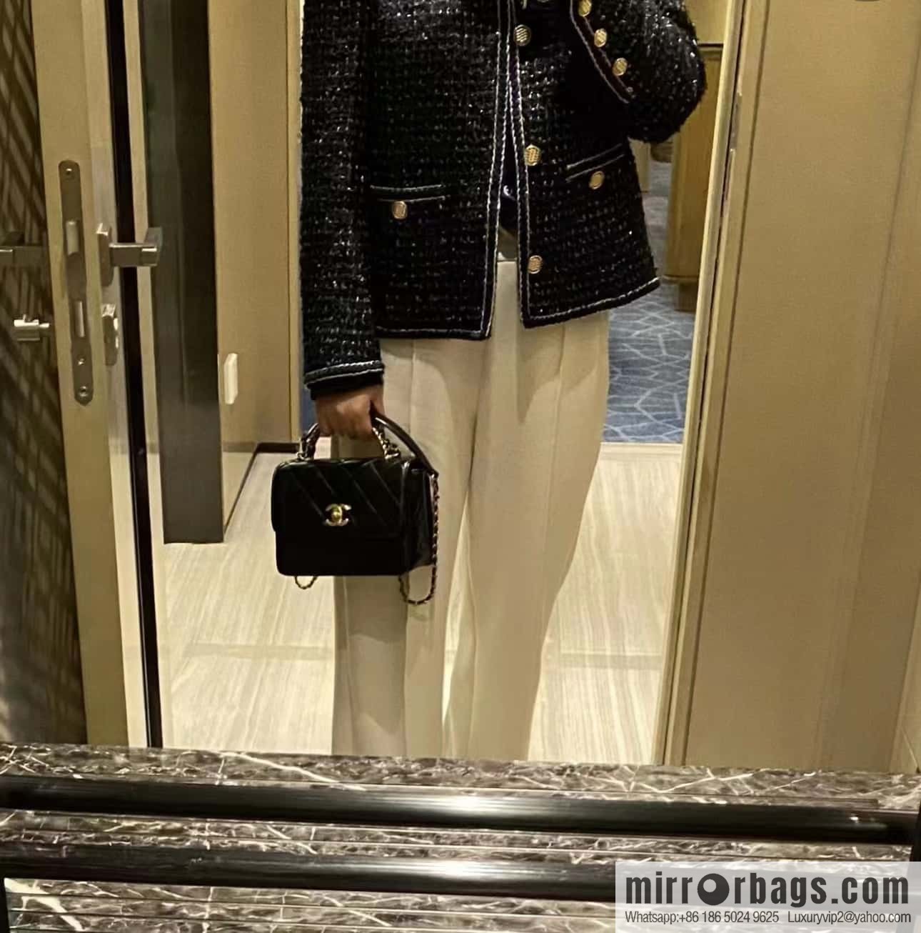 CHANEL 23P spring and summer trailer series 23P small flap bag AS3886