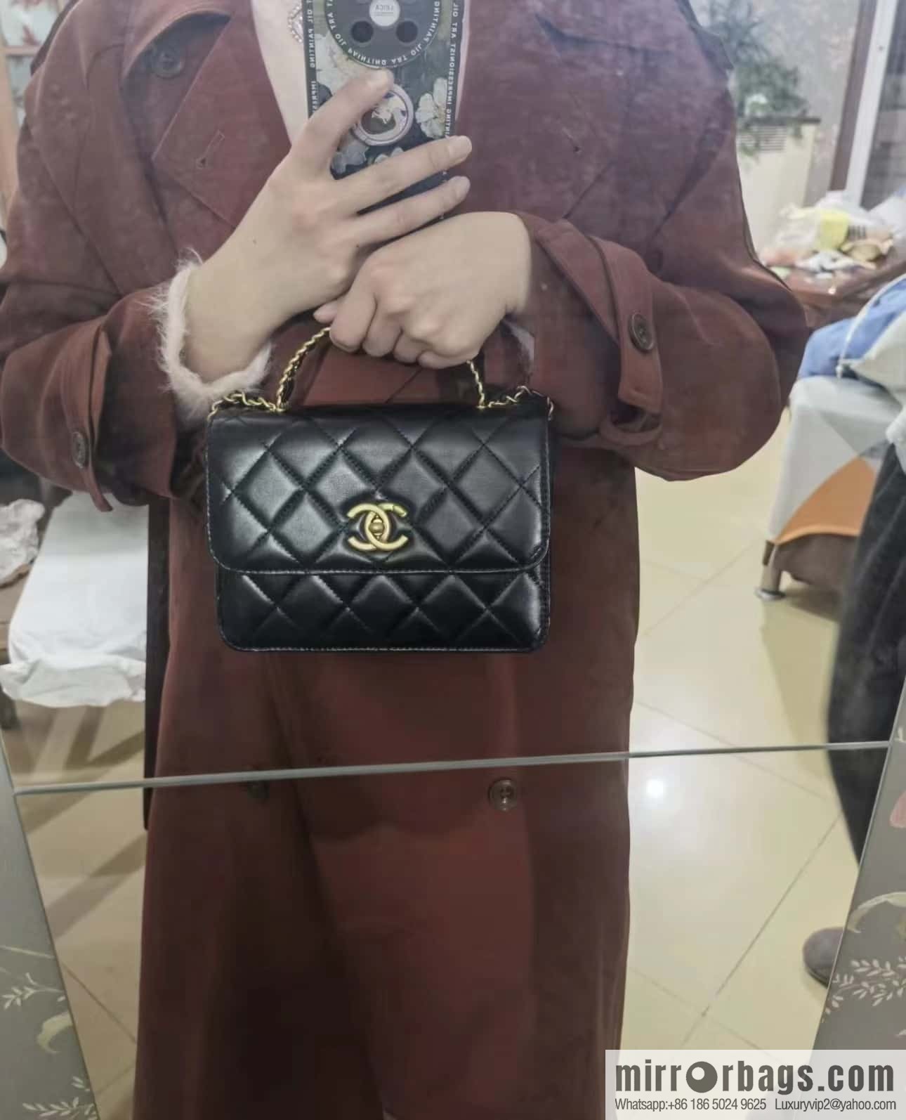 CHANEL 23P spring and summer trailer series 23P small flap bag AS3886