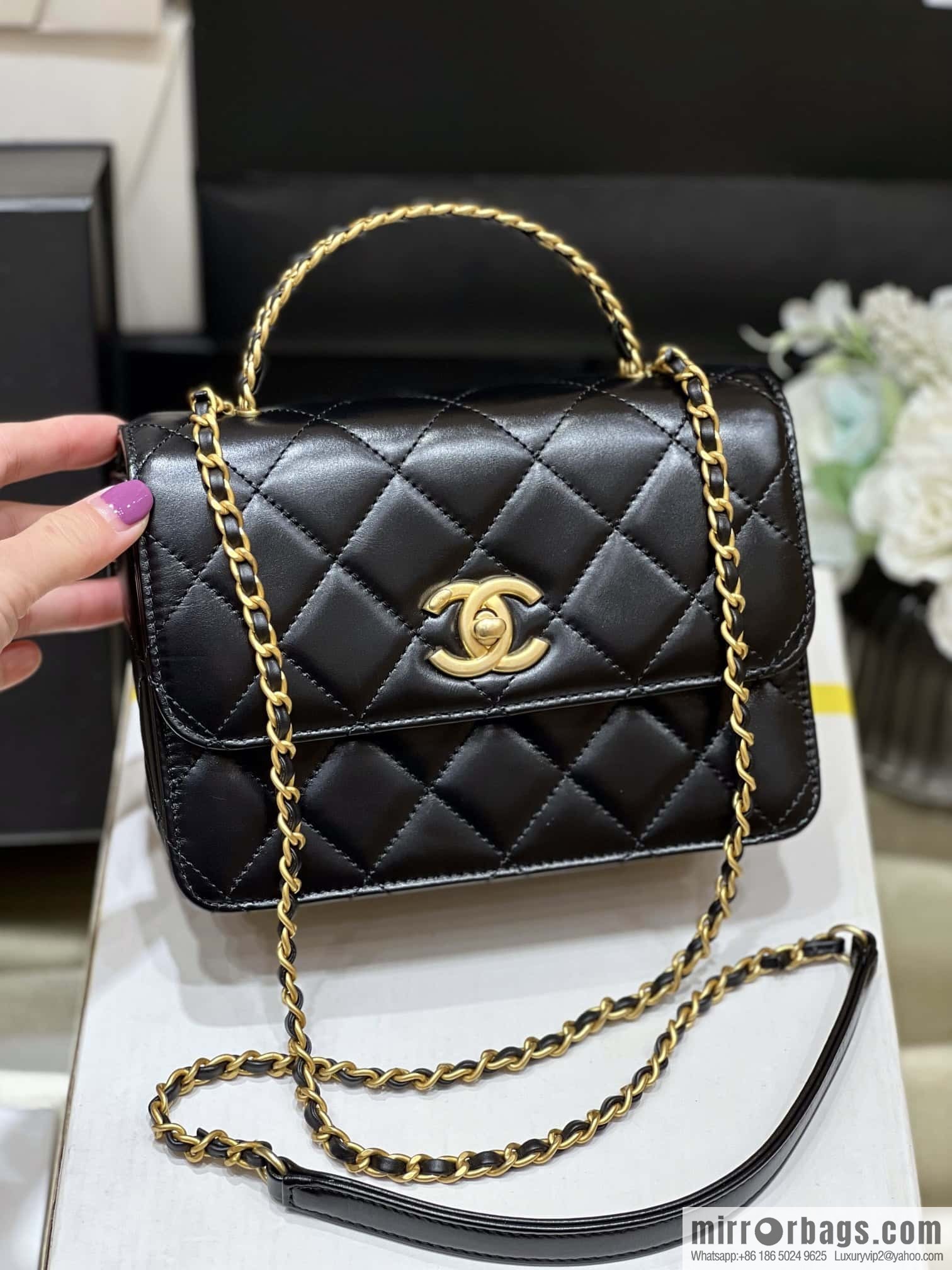 CHANEL 23P spring and summer trailer series 23P small flap bag AS3886