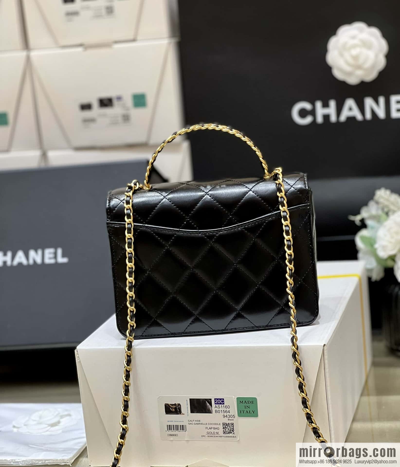 CHANEL 23P spring and summer trailer series 23P small flap bag AS3886