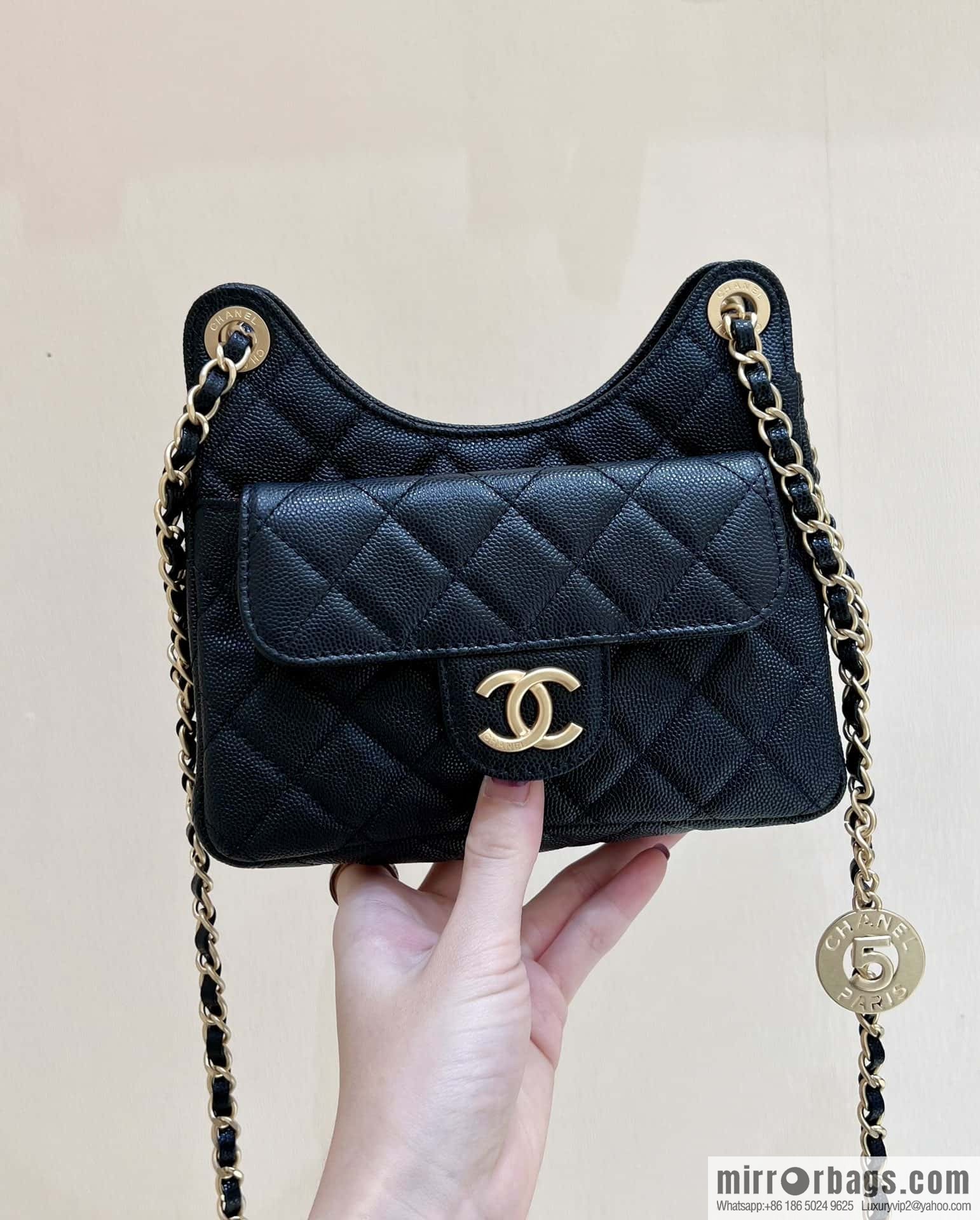 CHANEL 23P new hobo Tmall Genie bag AS3710