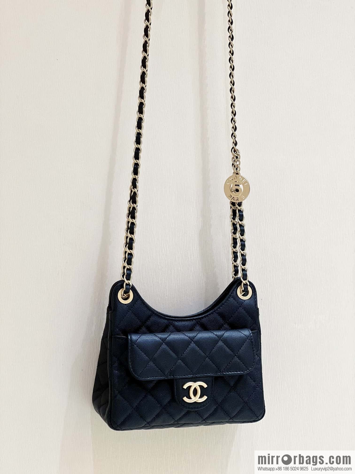 CHANEL 23P new hobo Tmall Genie bag AS3710