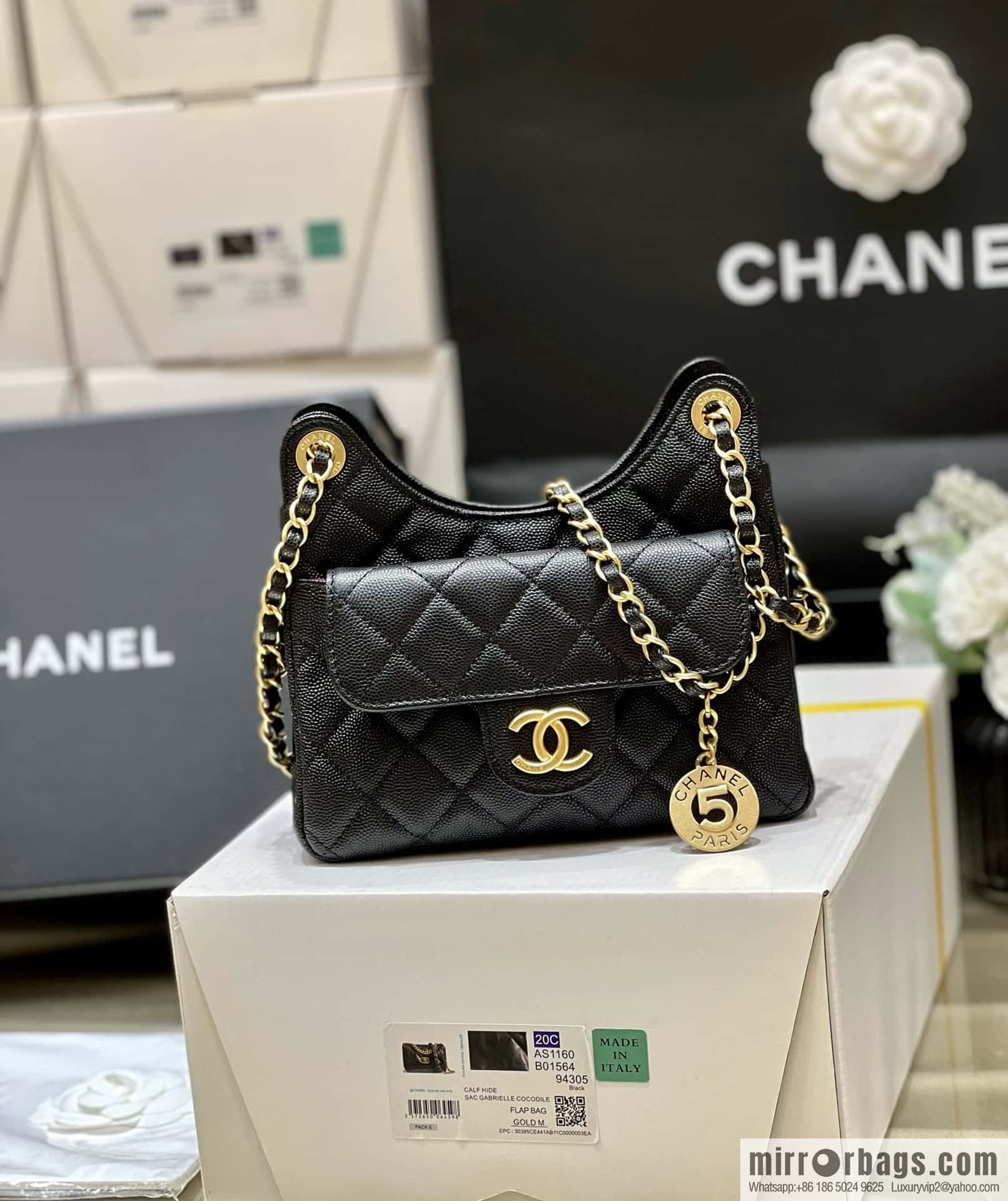 CHANEL 23P new hobo Tmall Genie bag AS3710