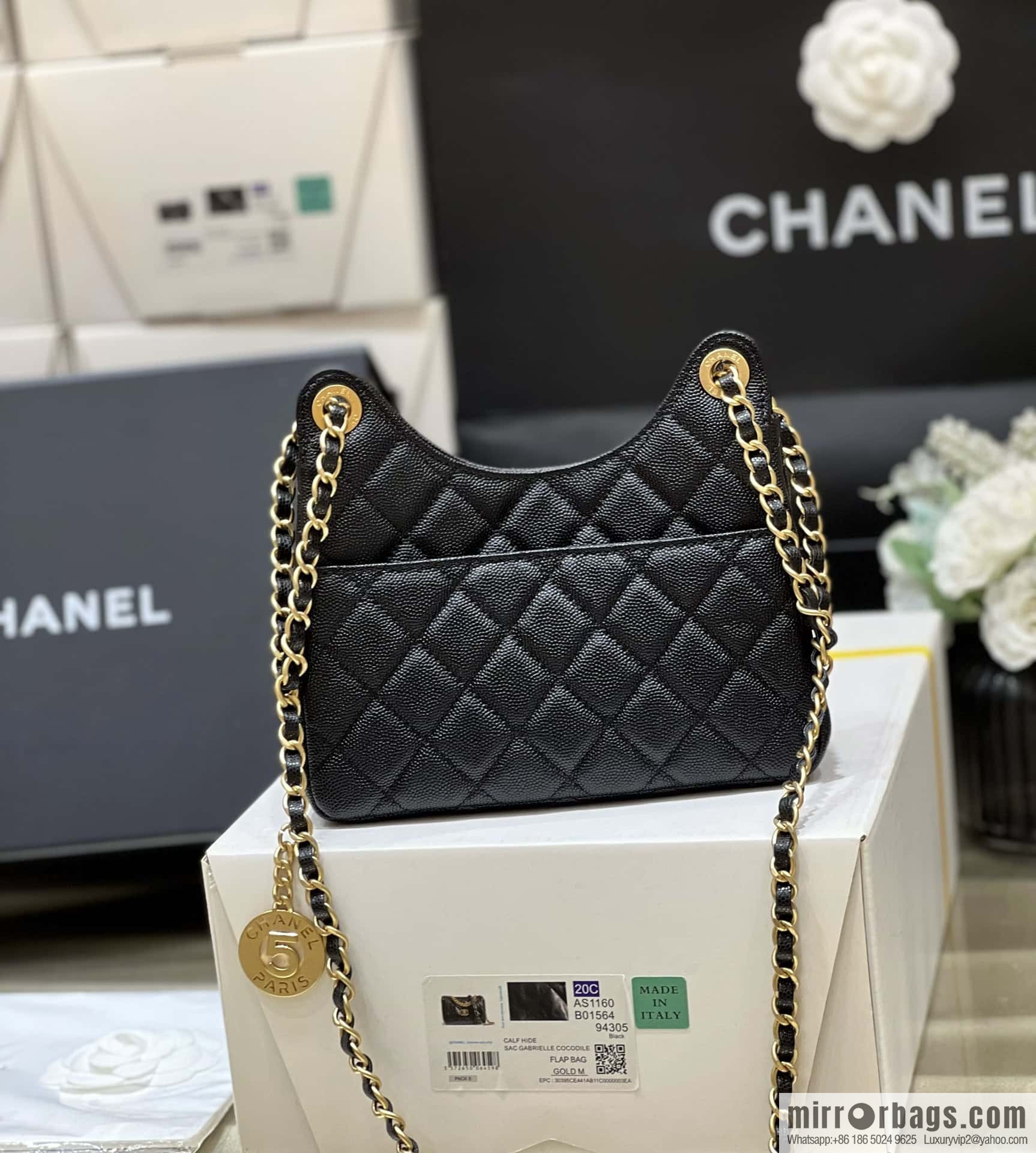 CHANEL 23P new hobo Tmall Genie bag AS3710