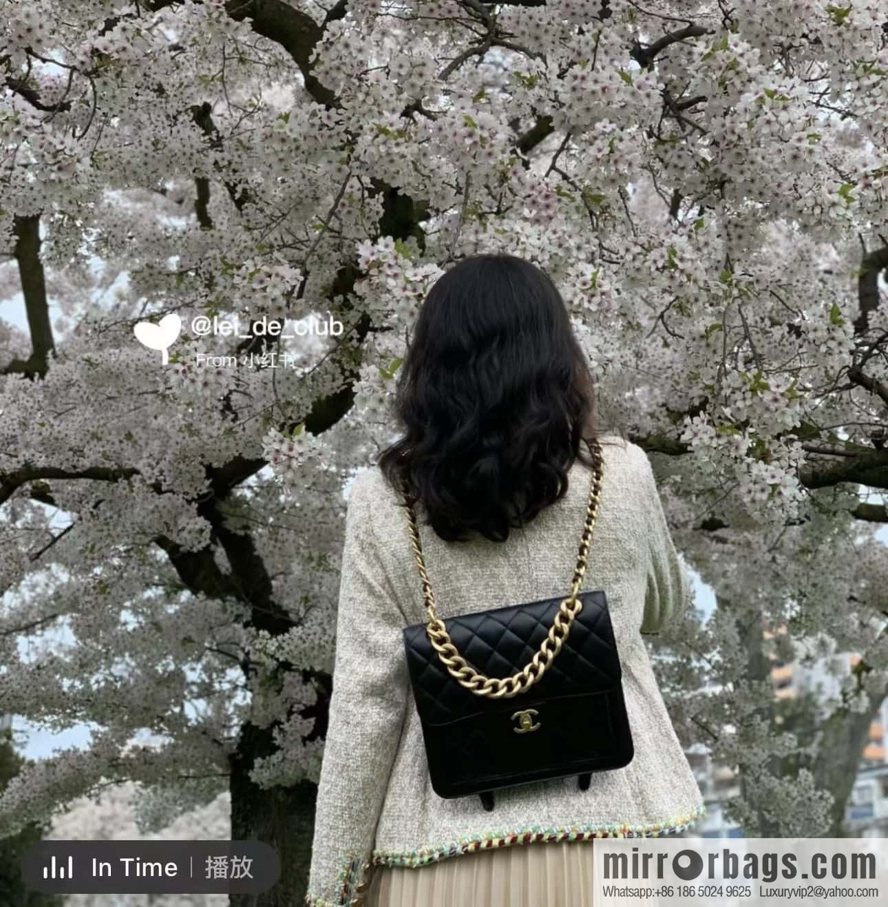 CHANEL 23S spring/summer series, double backpack AS4031