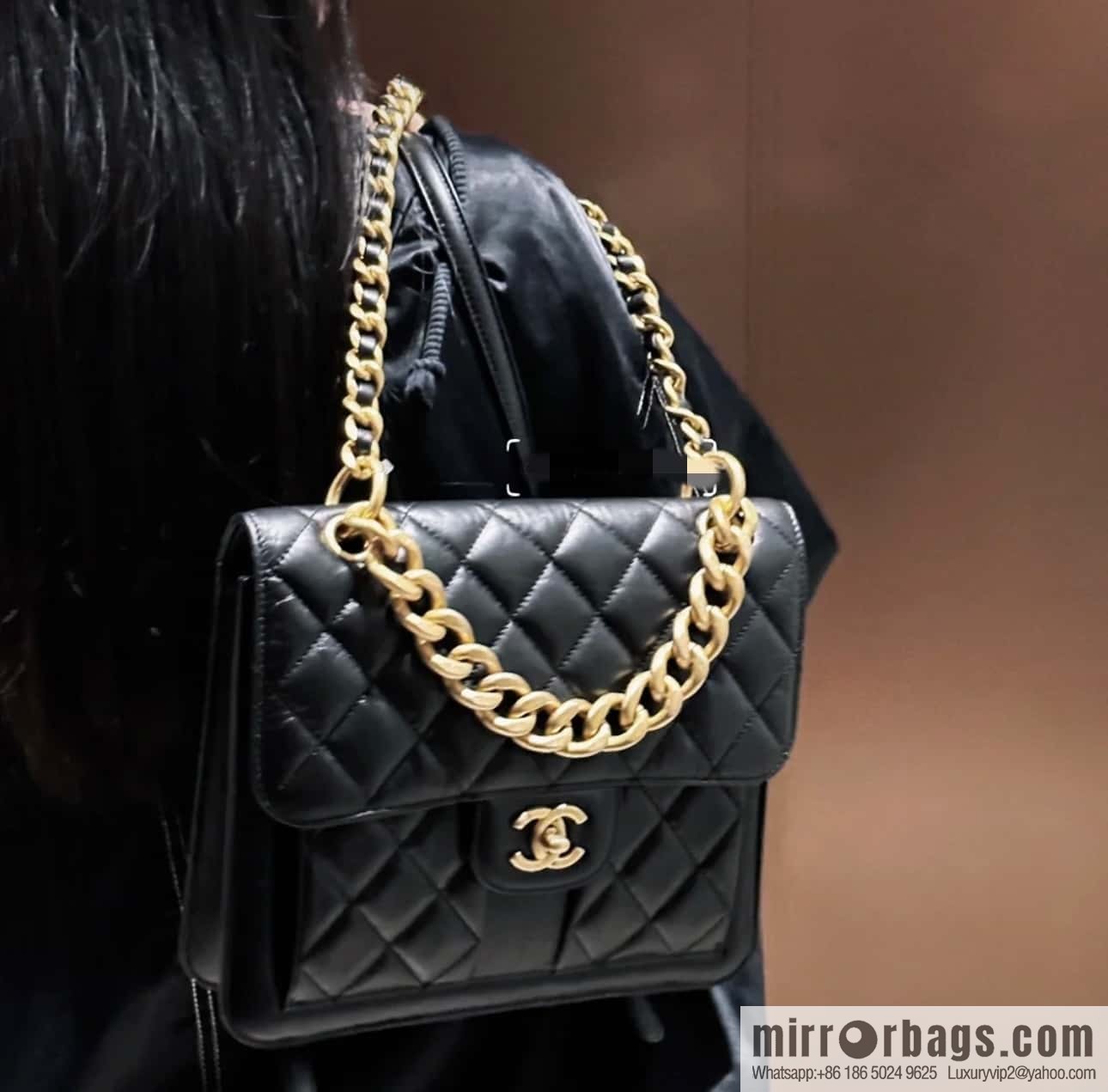 CHANEL 23S spring/summer series, double backpack AS4031