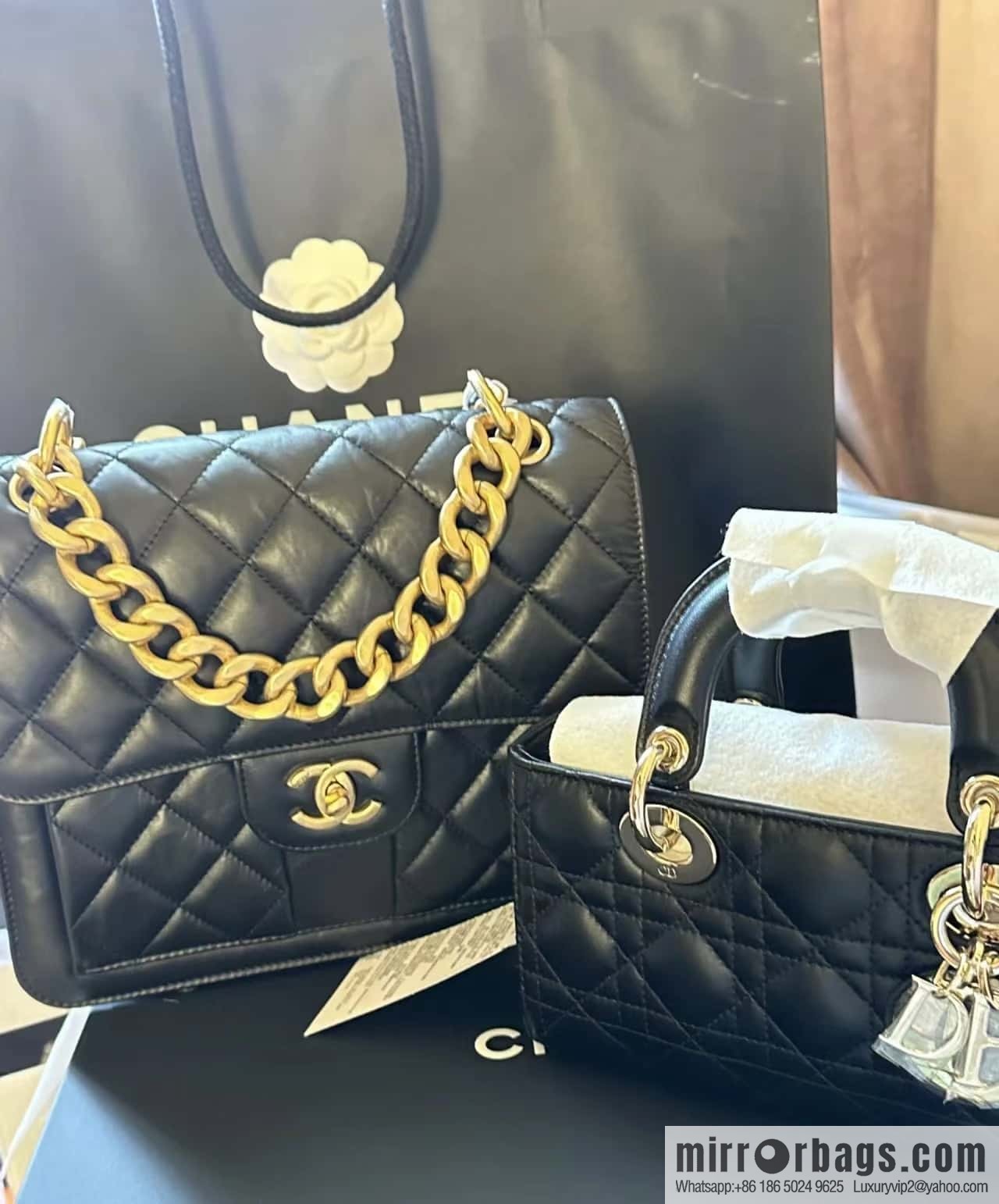CHANEL 23S spring/summer series, double backpack AS4031