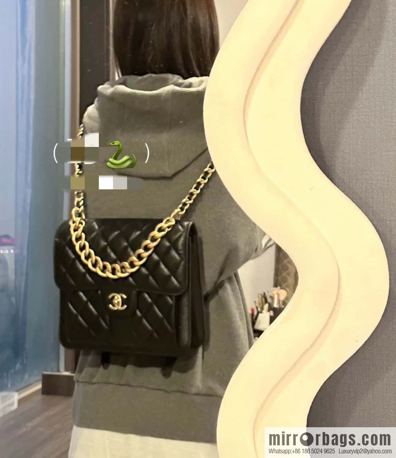CHANEL 23S spring/summer series, double backpack AS4031
