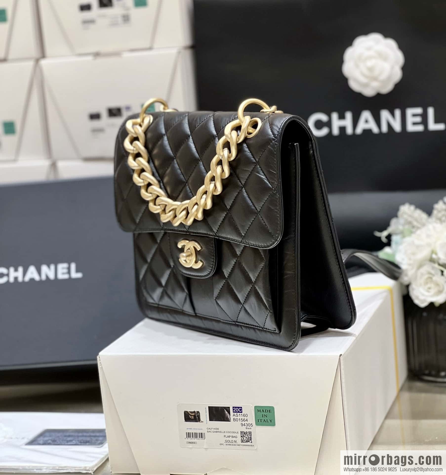 CHANEL 23S spring/summer series, double backpack AS4031