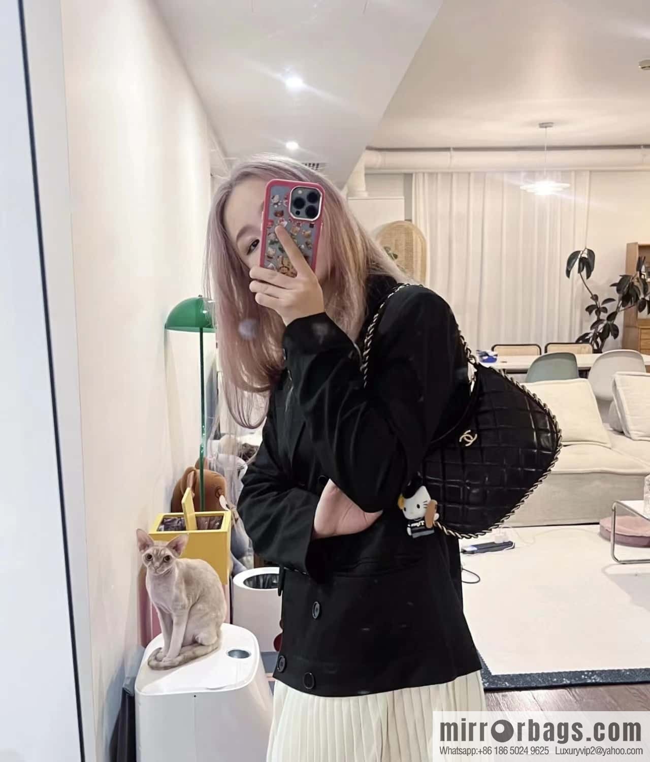 CHANEL 23B autumn and winter trailer series hobo armpit bag AS4378