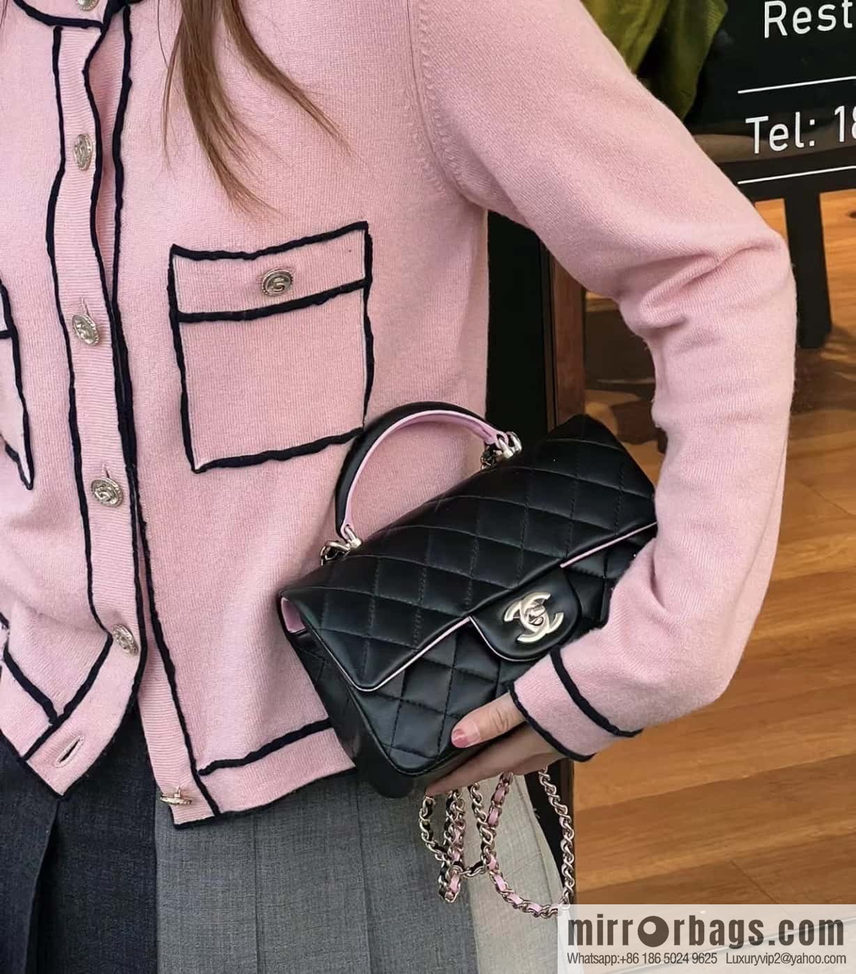 CHANEL classic cf mini handle AS2431