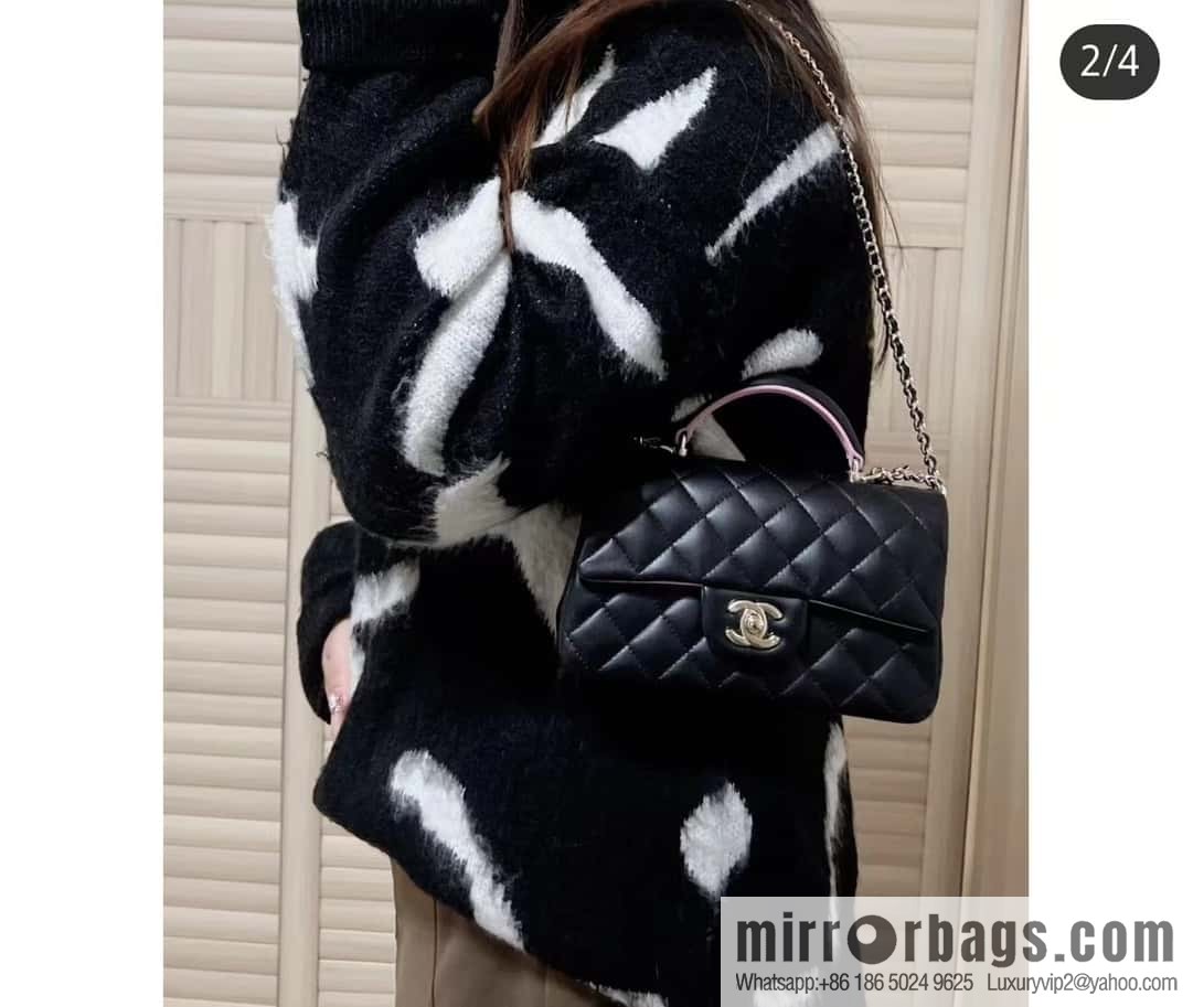 CHANEL classic cf mini handle AS2431
