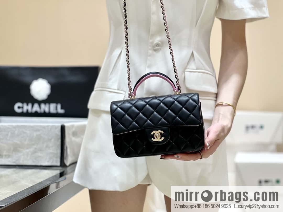 CHANEL classic cf mini handle AS2431