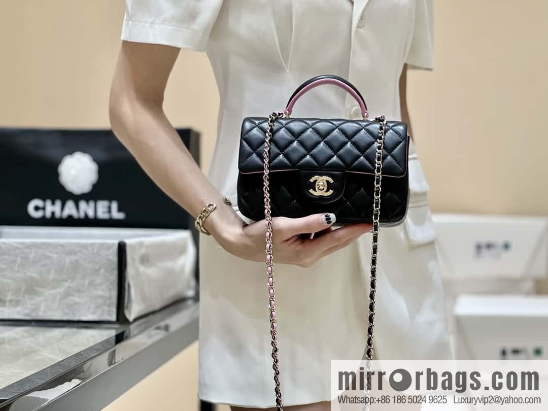 CHANEL classic cf mini handle AS2431