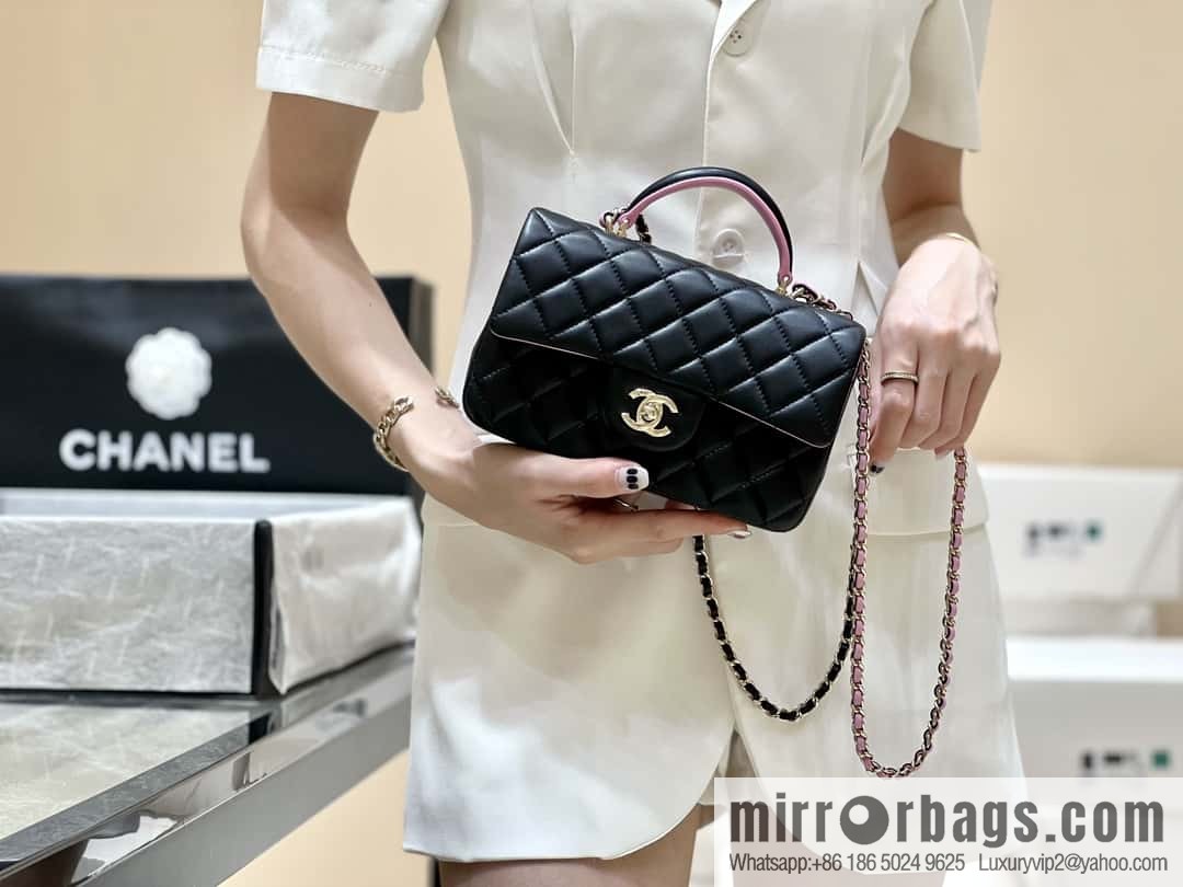 CHANEL classic cf mini handle AS2431