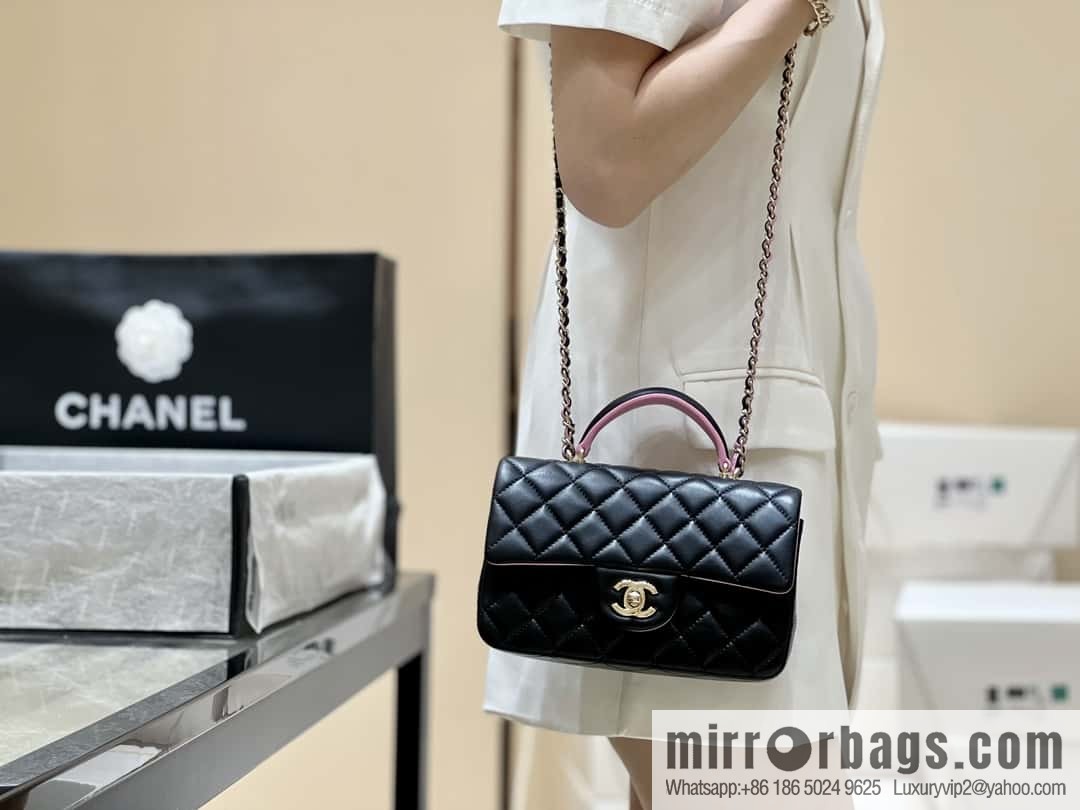 CHANEL classic cf mini handle AS2431