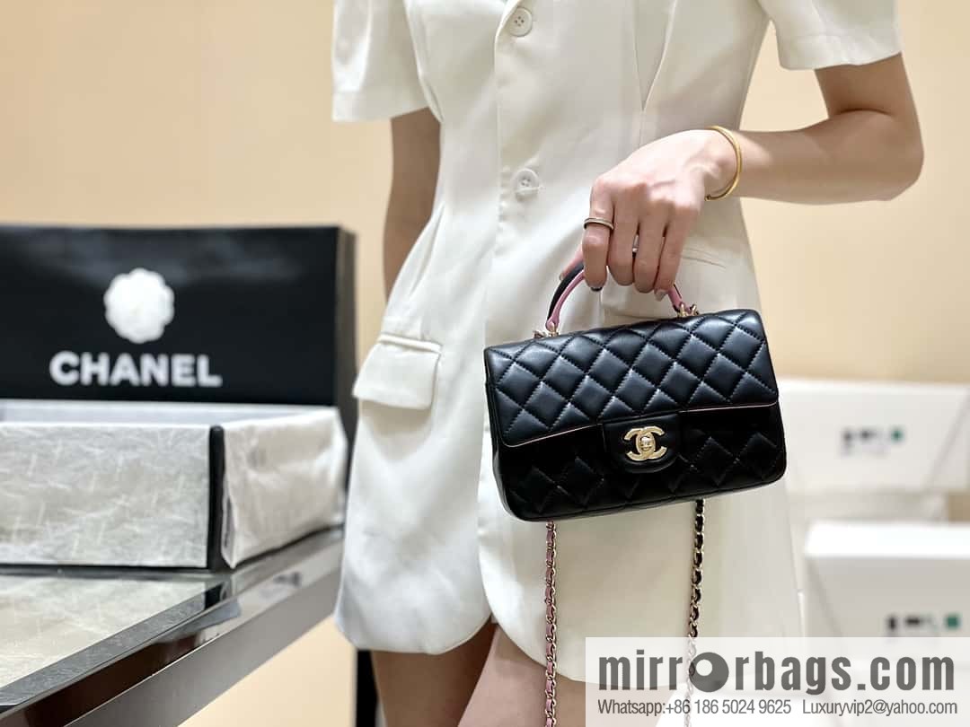 CHANEL classic cf mini handle AS2431