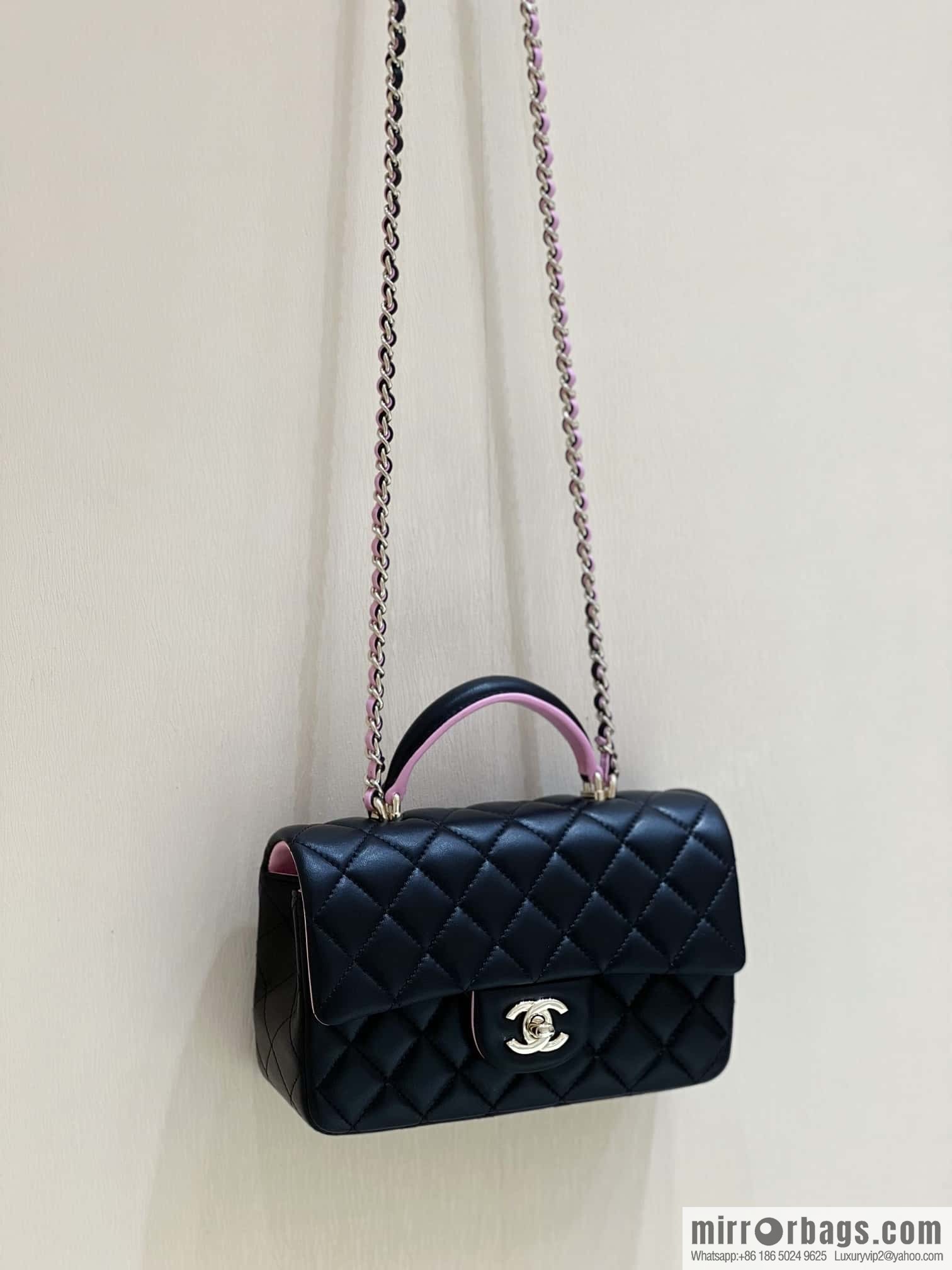 CHANEL classic cf mini handle AS2431