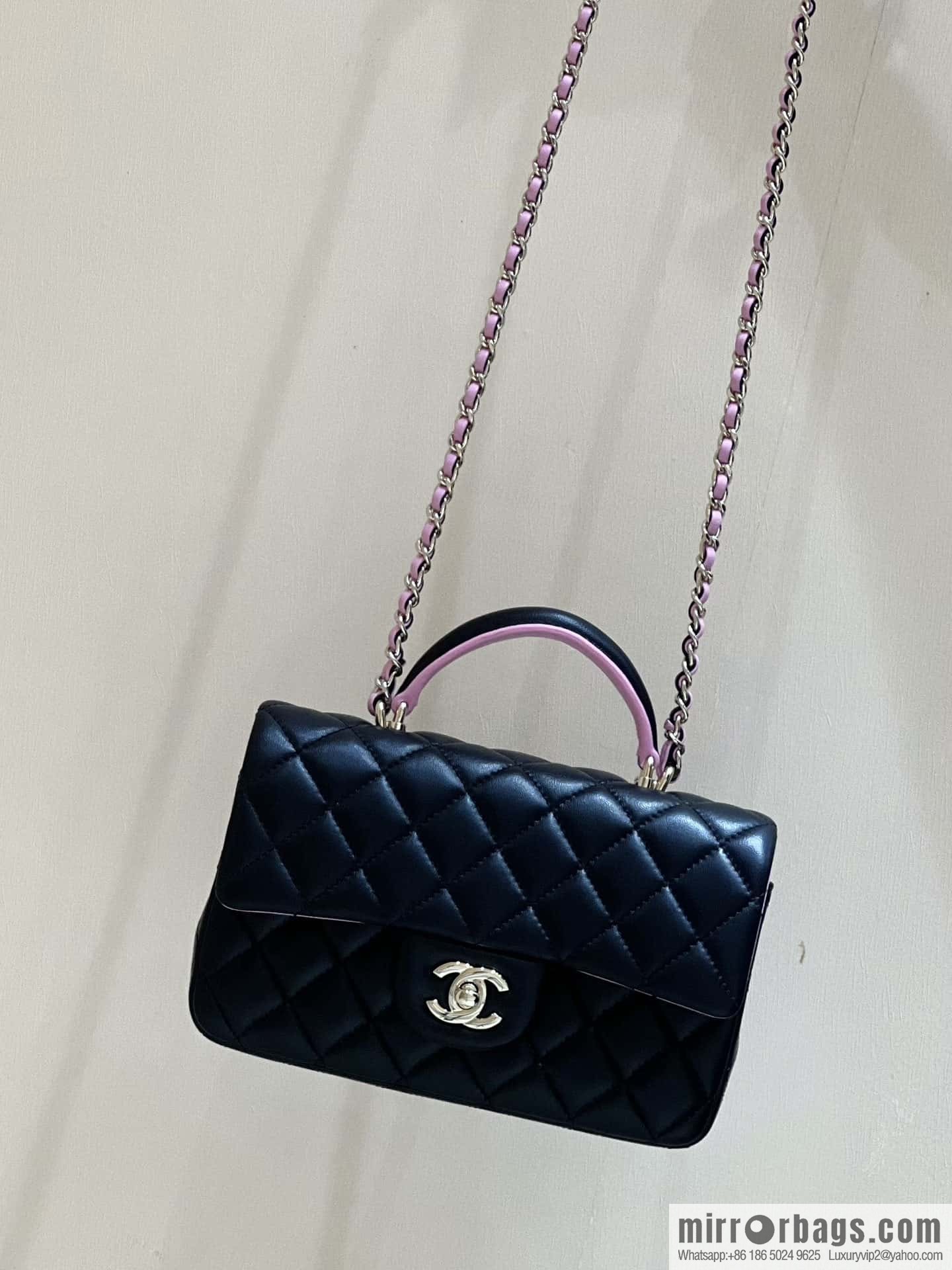 CHANEL classic cf mini handle AS2431