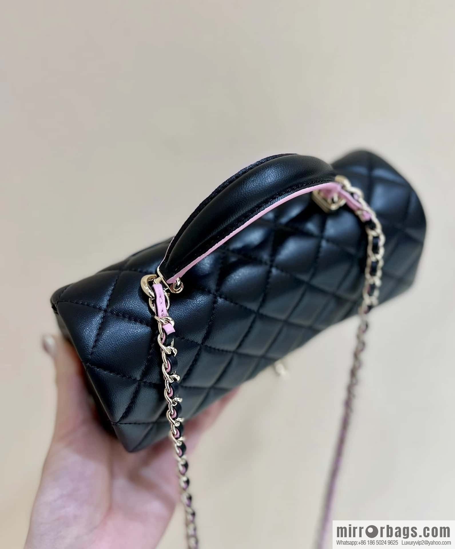 CHANEL classic cf mini handle AS2431