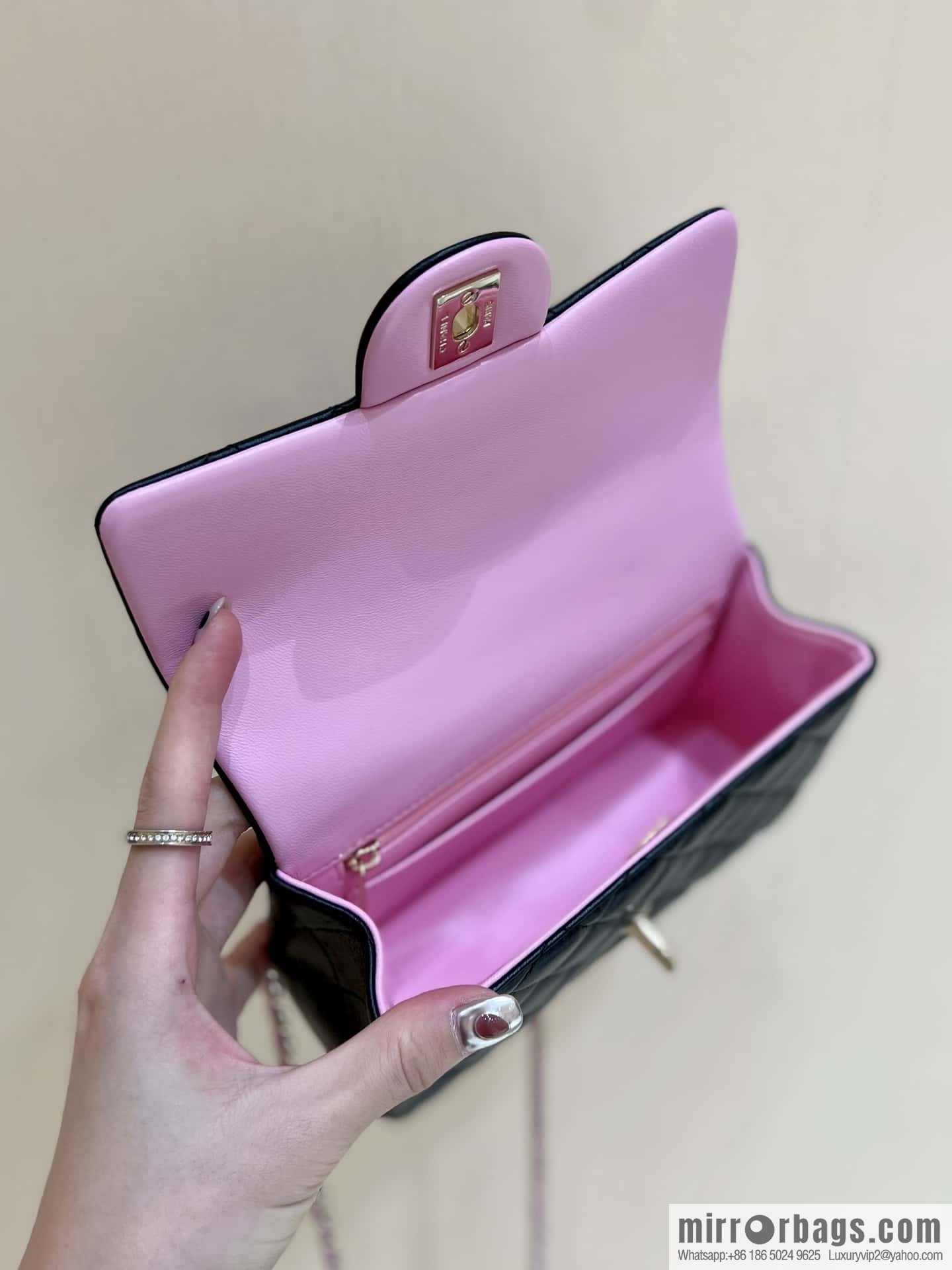 CHANEL classic cf mini handle AS2431