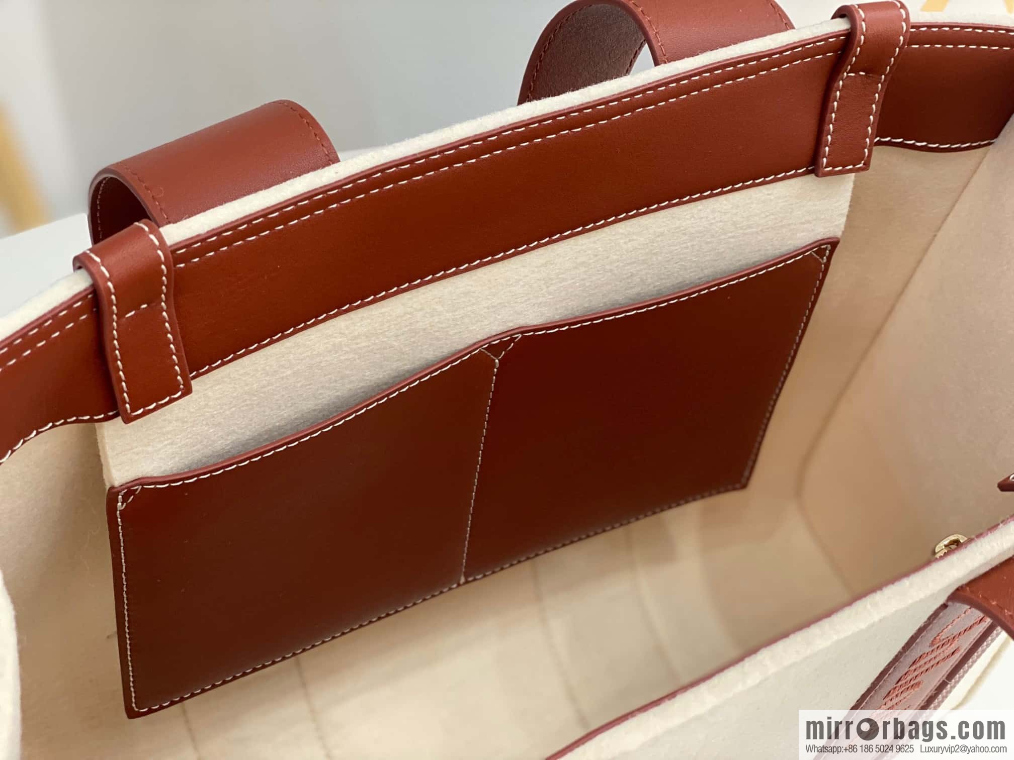 Chloe new felt woody 🐑 with leather, medium 37CM