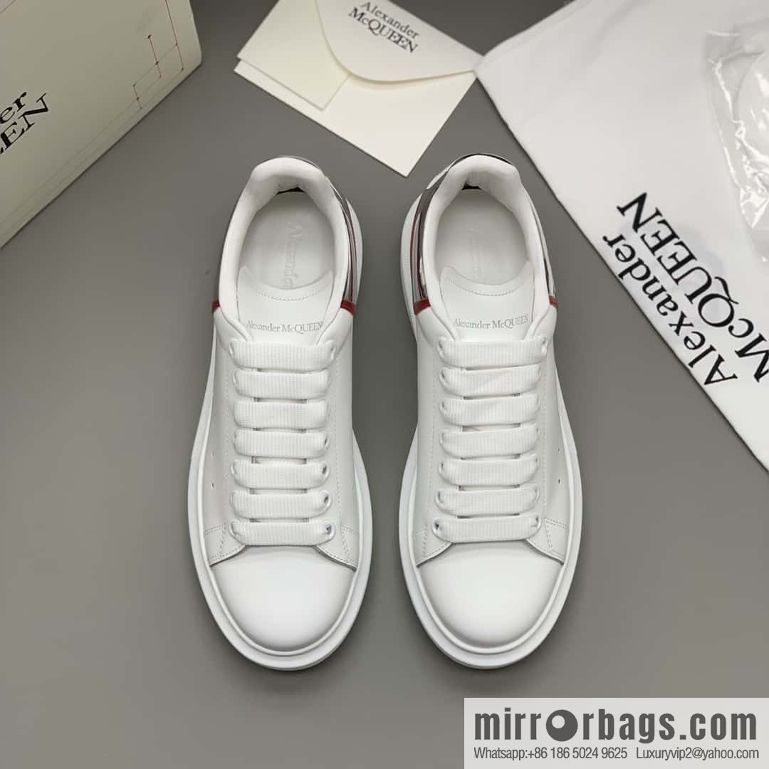 Alexander McQueen mirror red-edged tail sneakers