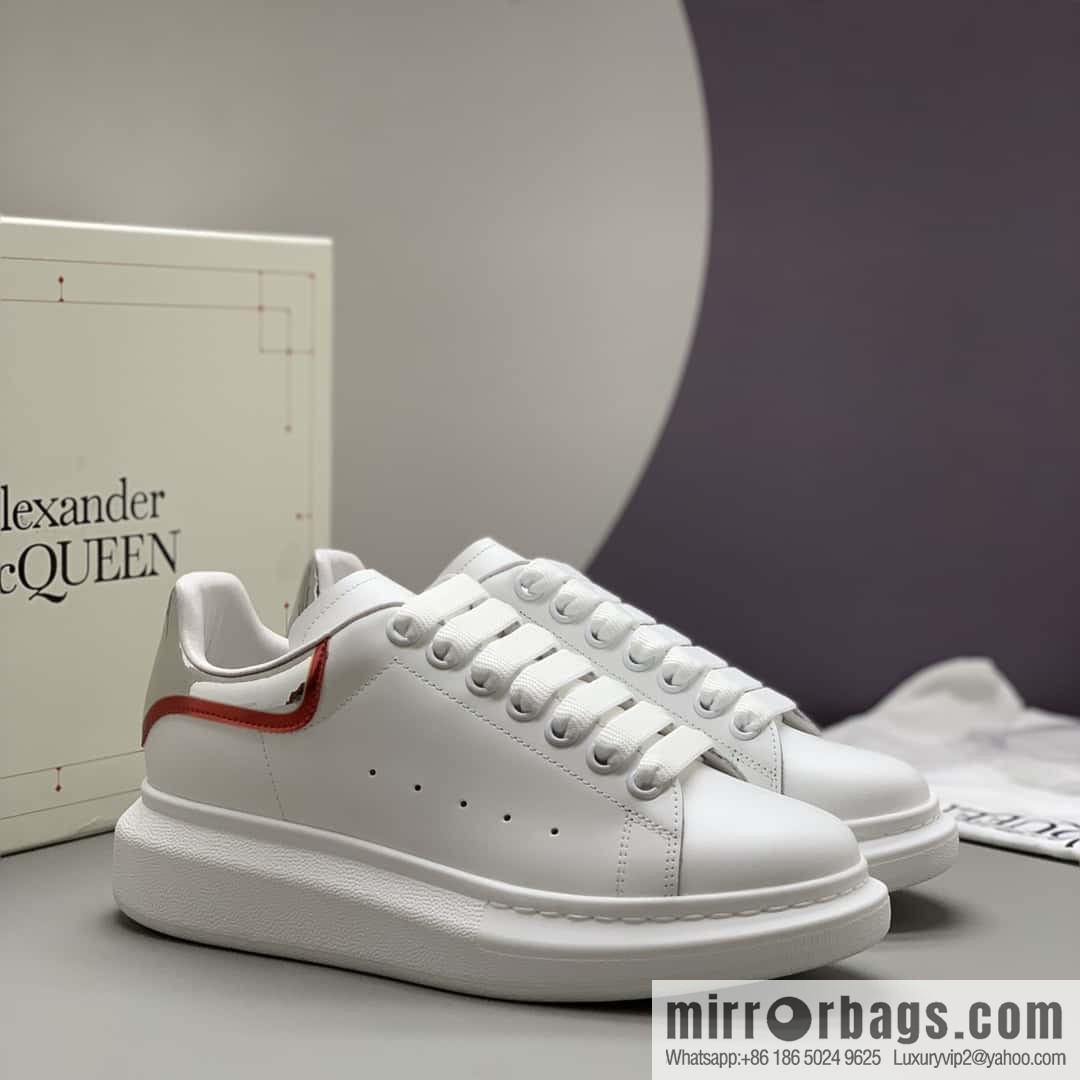 Alexander McQueen mirror red-edged tail sneakers