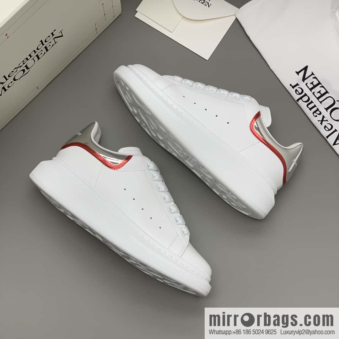 Alexander McQueen mirror red-edged tail sneakers