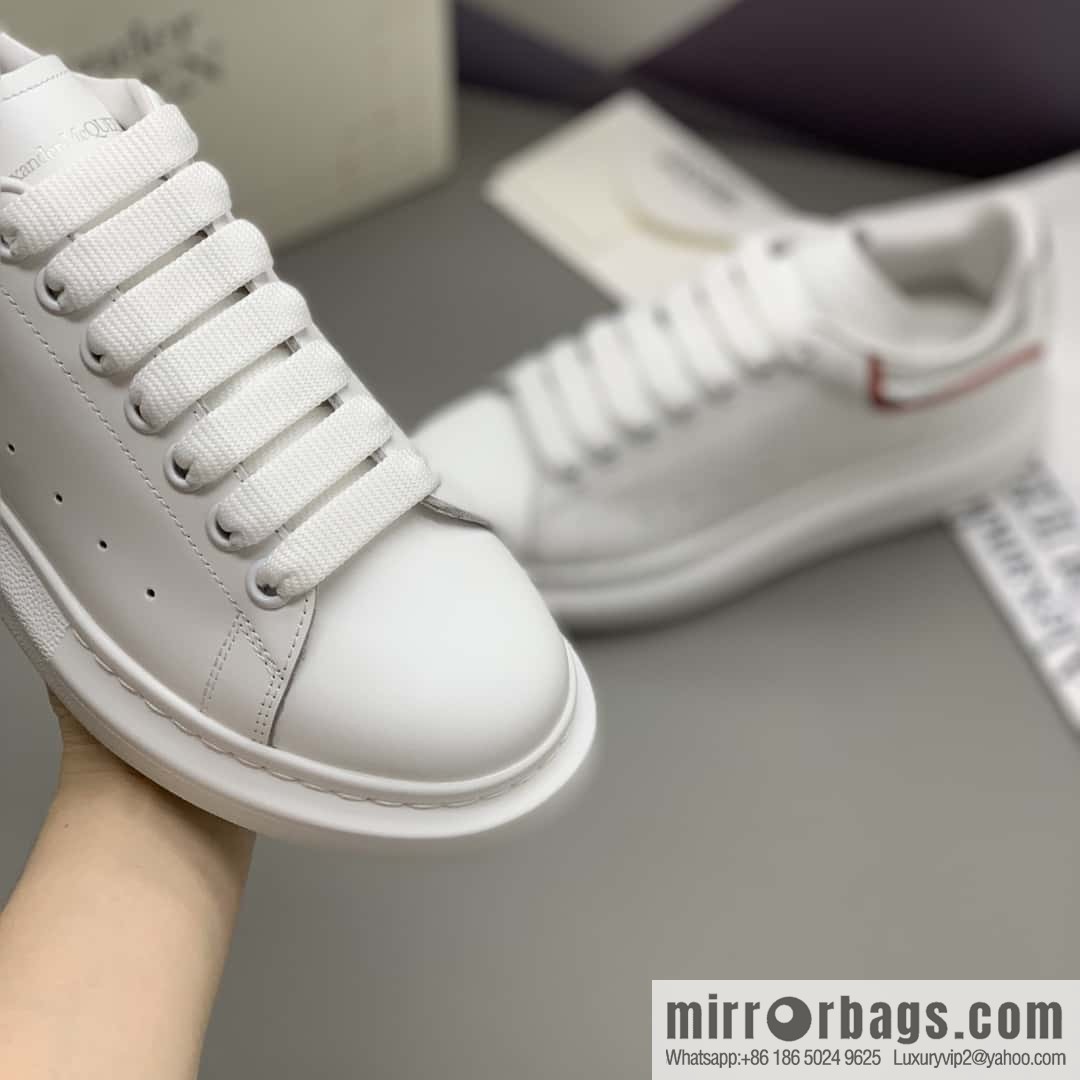 Alexander McQueen mirror red-edged tail sneakers