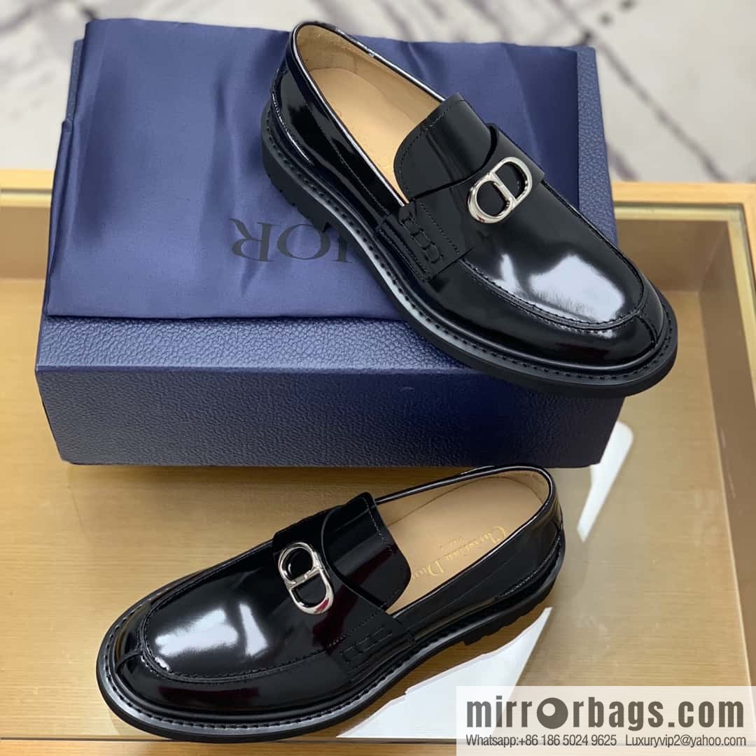 DIOR CD logo, men's loafers