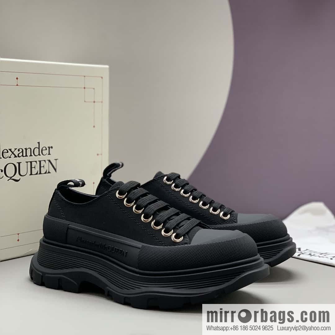 Alexander McQueen Early Spring His & Hers platform muffin shoes