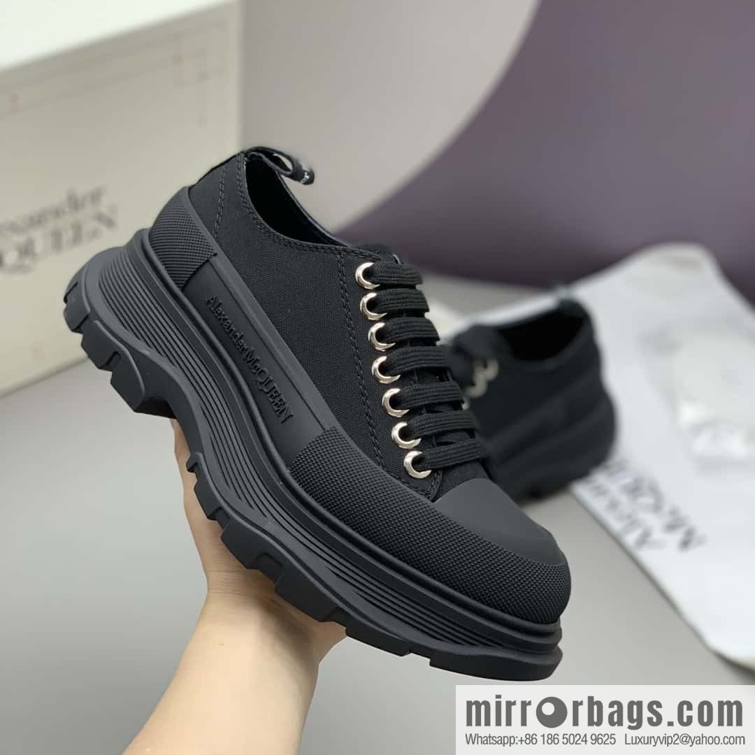 Alexander McQueen Early Spring His & Hers platform muffin shoes