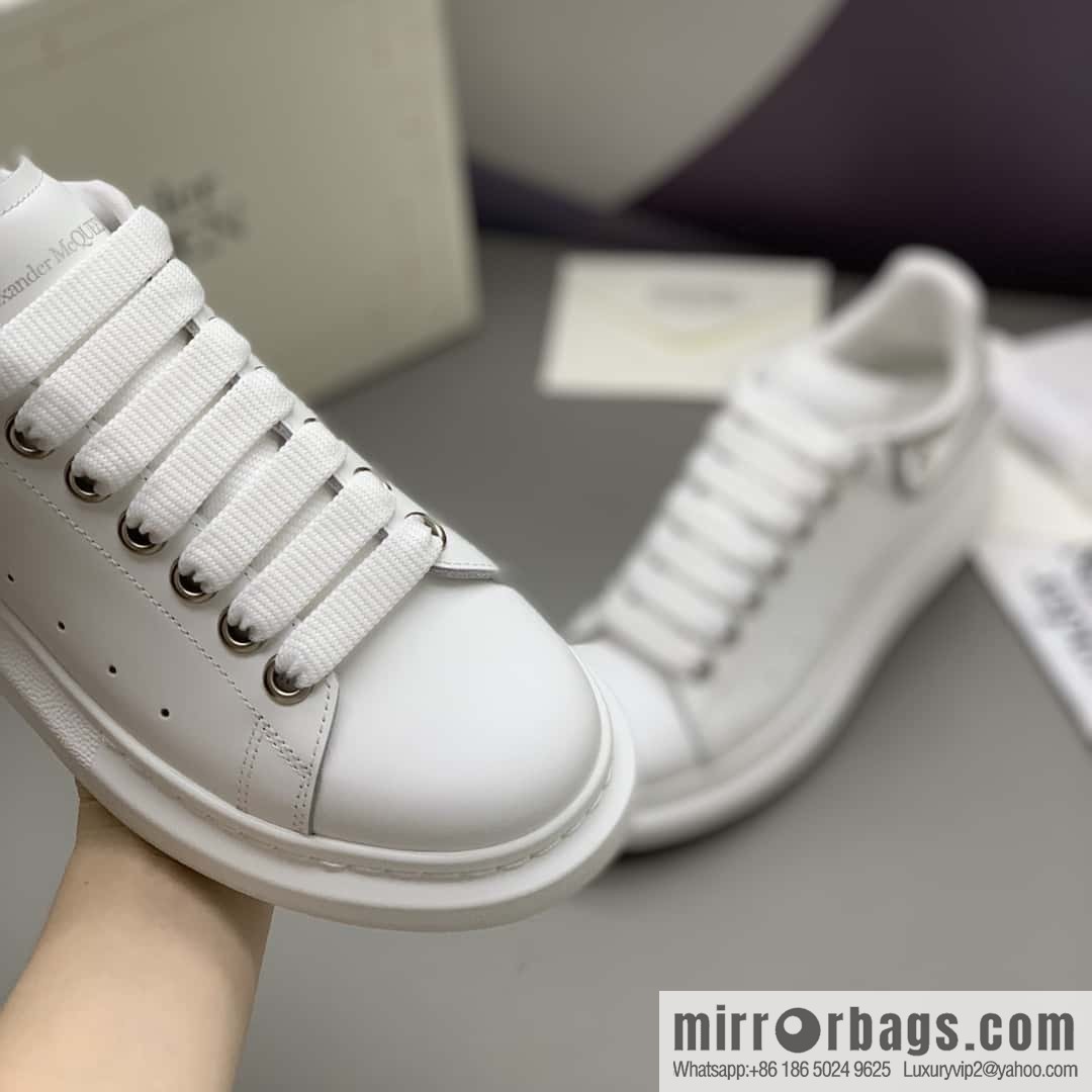 Alexander McQueen Silver zipper Unisex sneakers