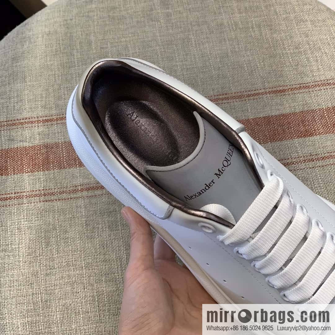 Alexander McQueen White Fluorescent Unisex Sneakers