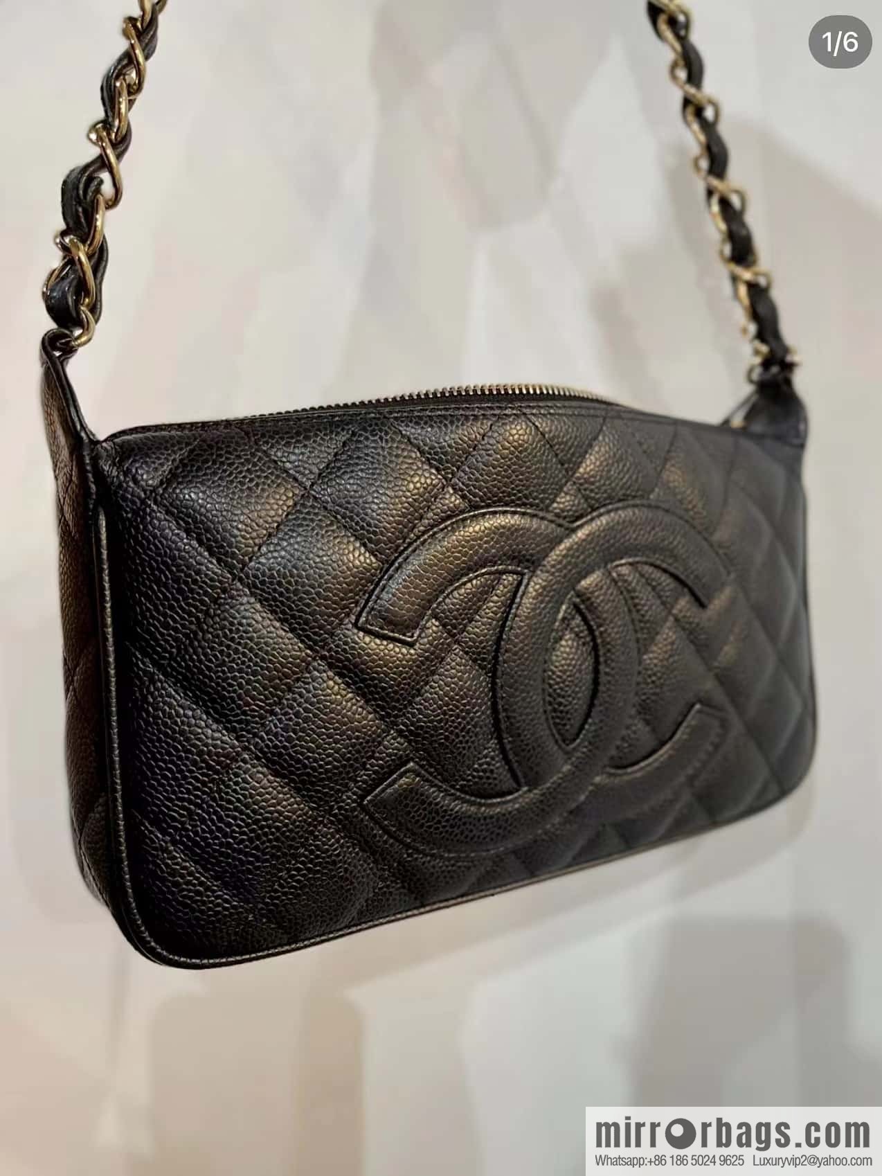 CHANEL CNNe same popular medieval armpit bag A50920 black