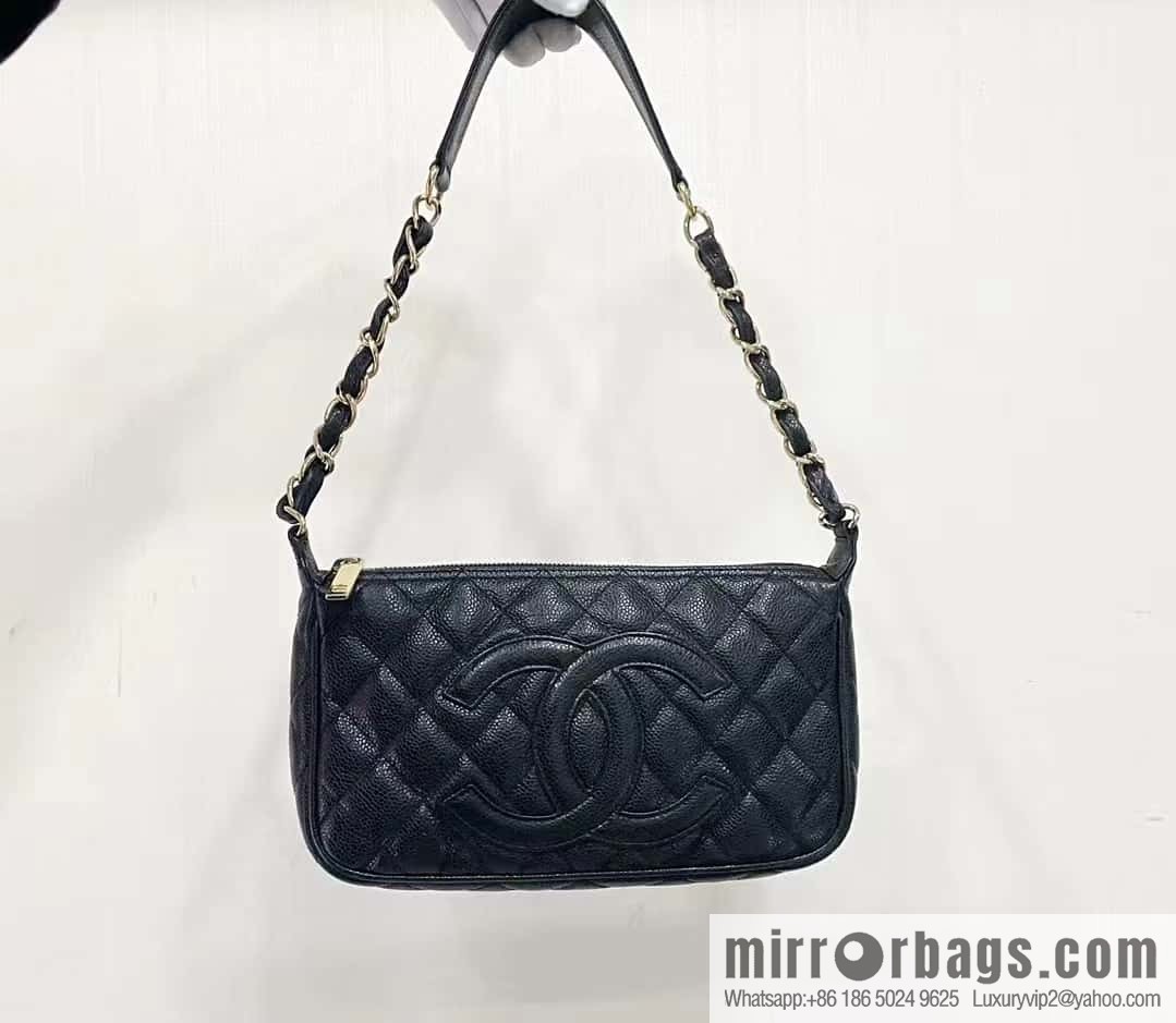 CHANEL CNNe same popular medieval armpit bag A50920 black