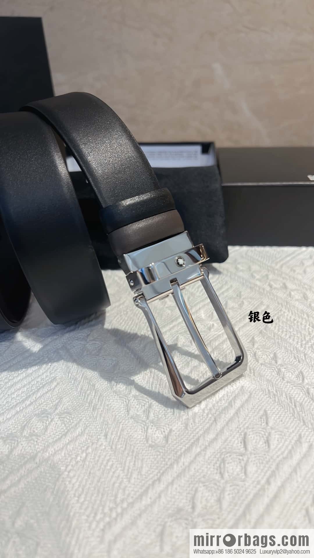 MONTBLANC Montblanc with leather waist belt 3.5cm