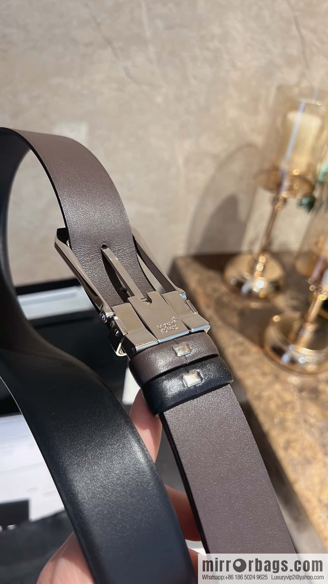 MONTBLANC Montblanc with leather waist belt 3.5cm