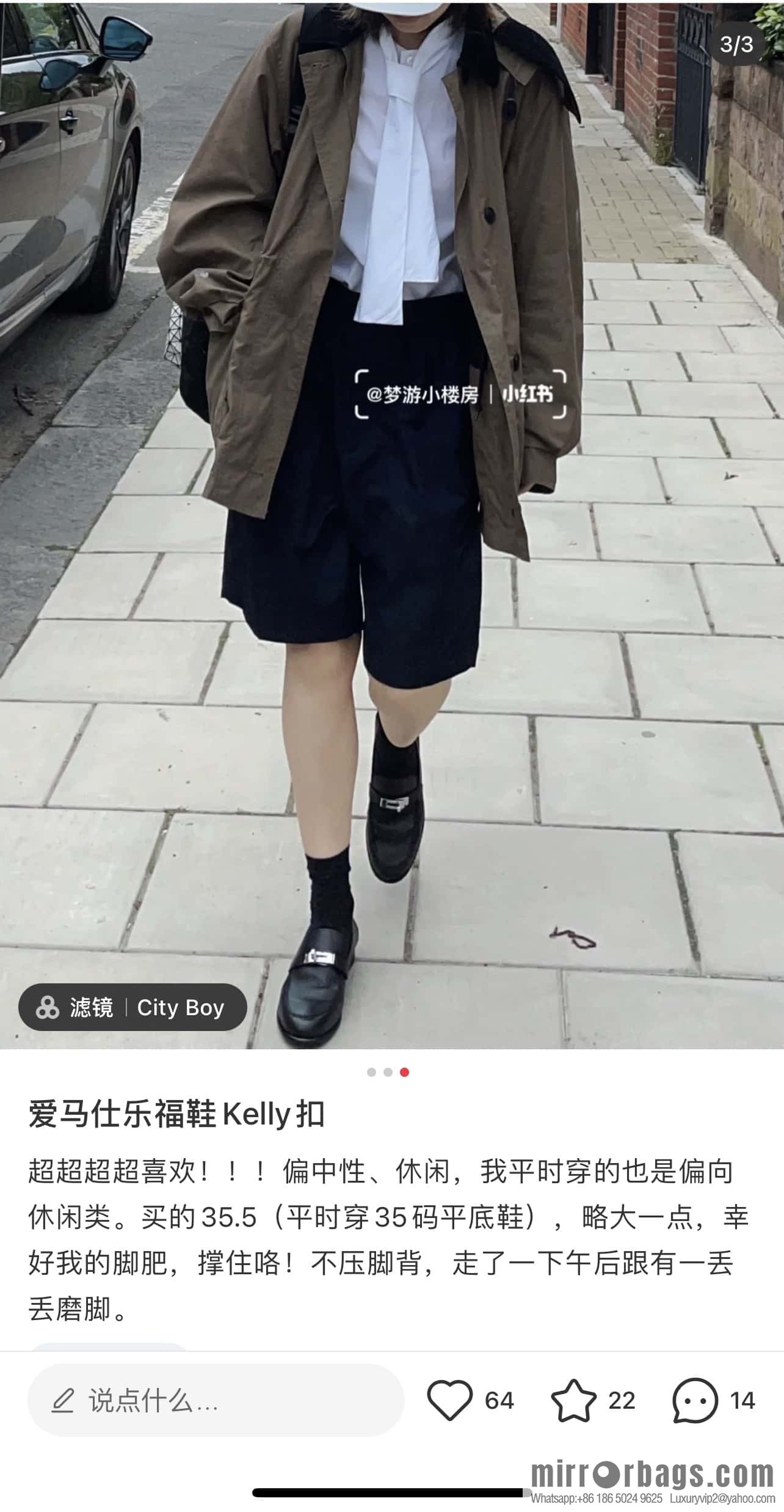 Hermès kelly buckle loafers