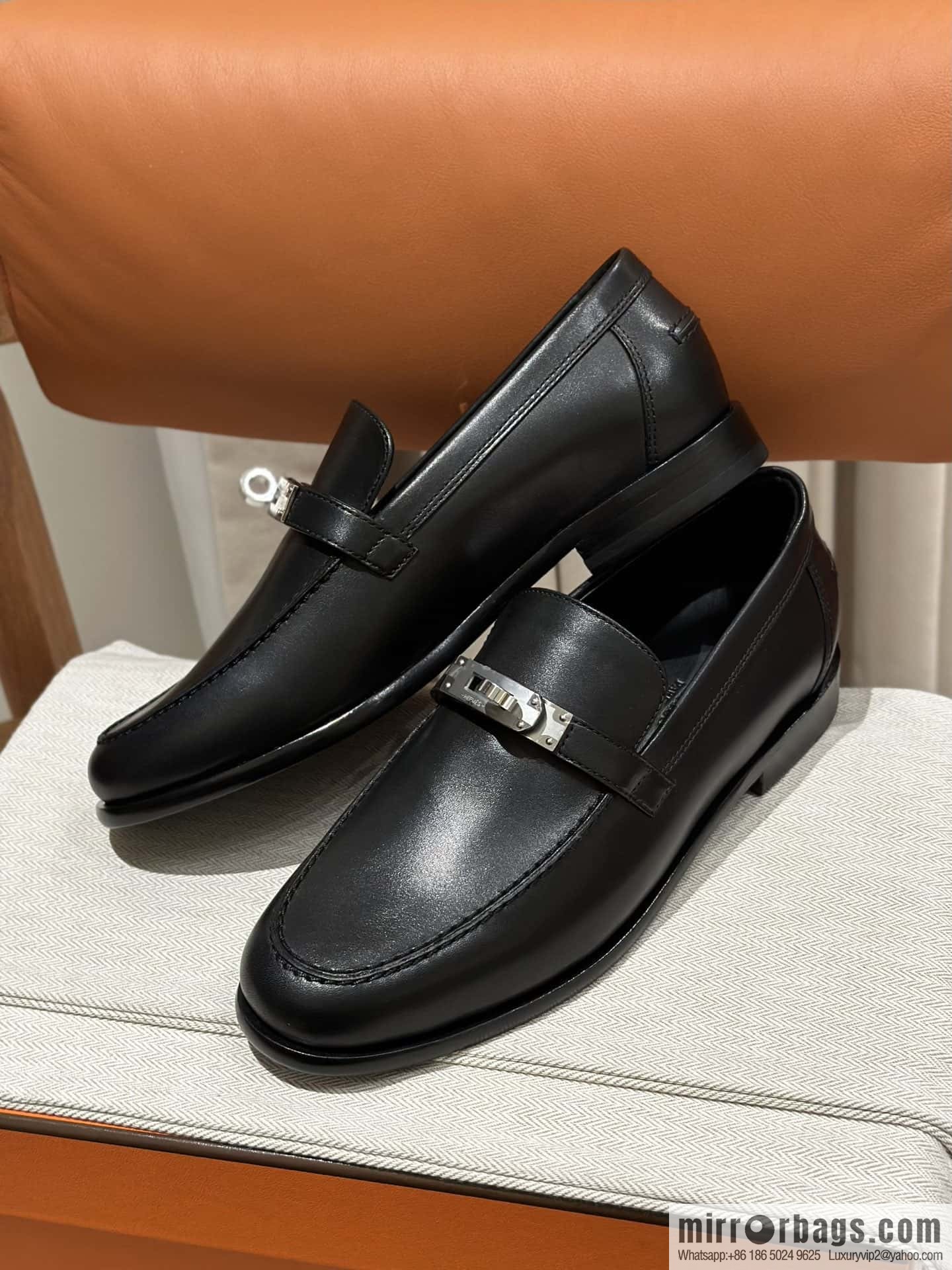 Hermès kelly buckle loafers