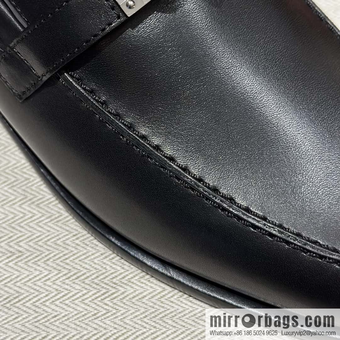 Hermès kelly buckle loafers