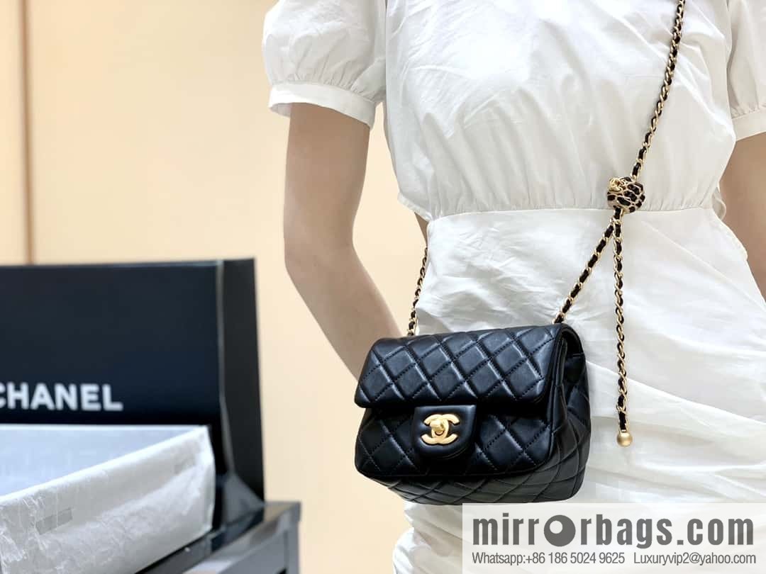 CHANEL 22P Latest Walnut Golden Ball AS1786