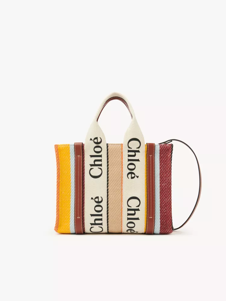 Chloe Rainbow 🌈 Woody tote bag, small 26CM