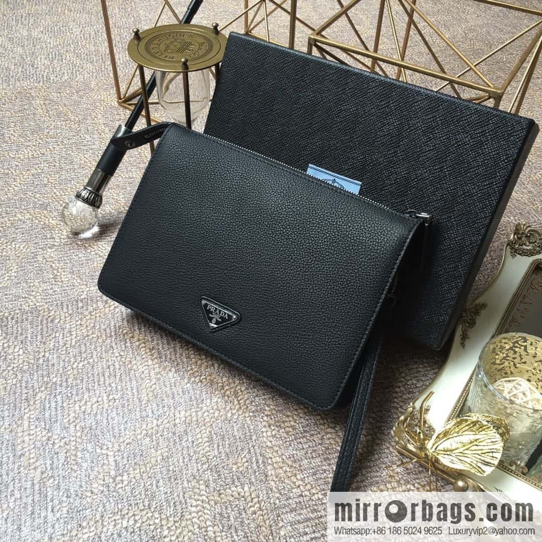 PRADA imported suede pattern, full leather inside and outside, new handbag 001A