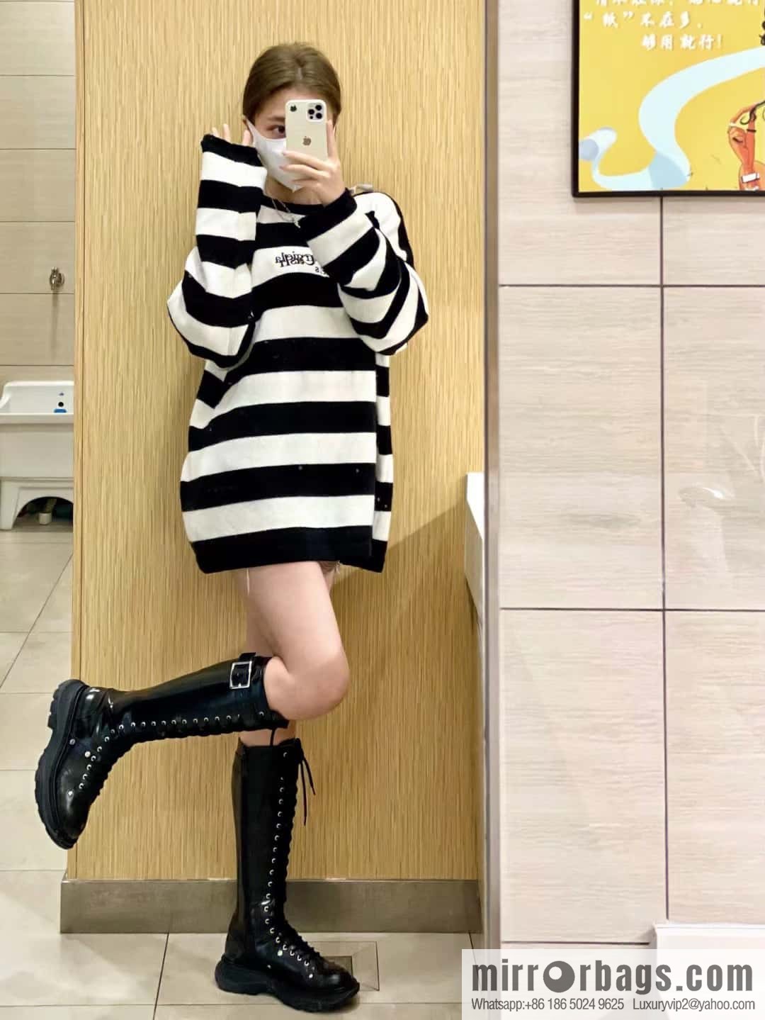 Alexander McQueen Alexander McQueen, platform strap-on knight boots