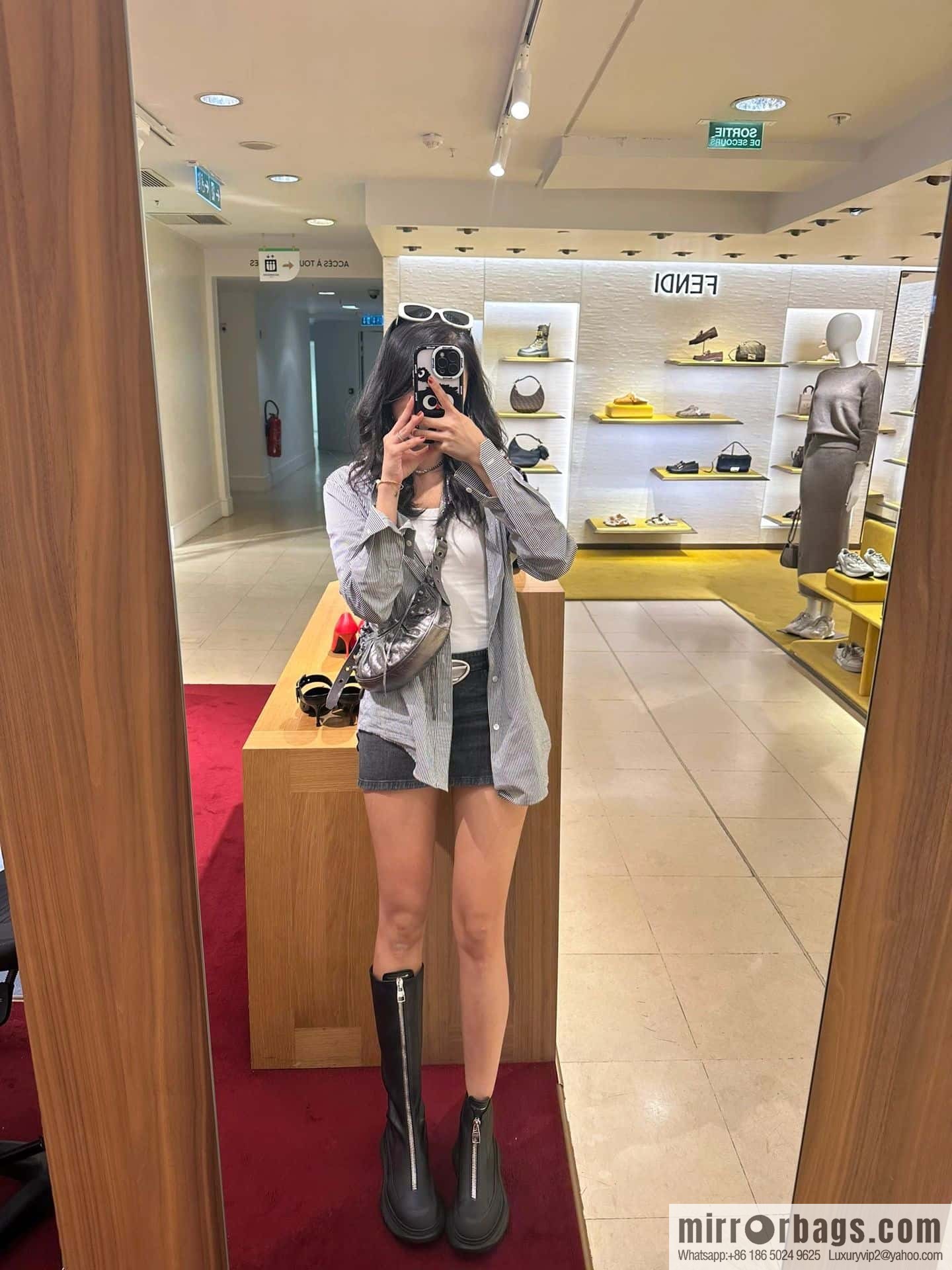 Alexander McQueen Front Zip Platform Knight Boots