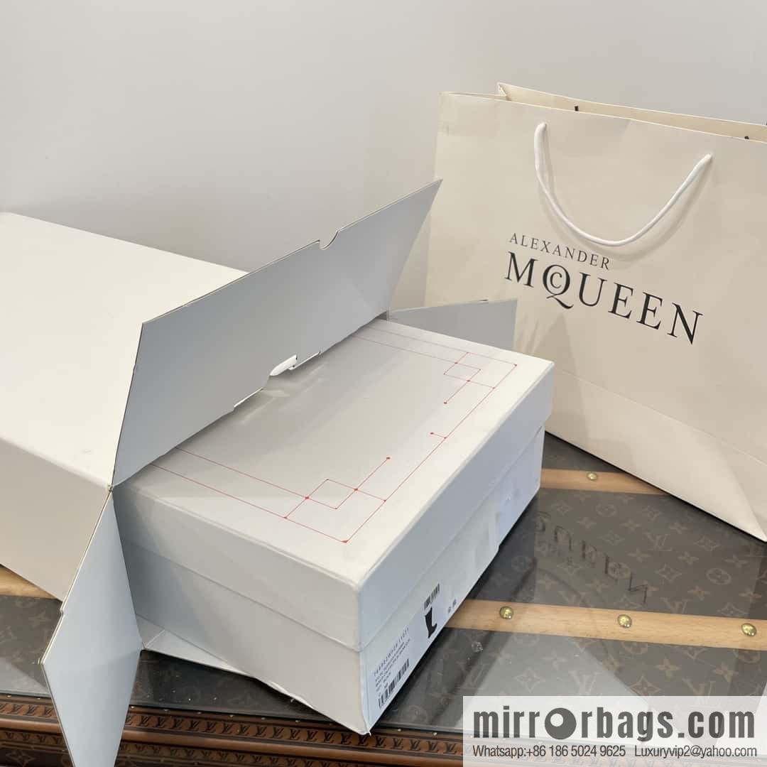 Alexander McQueen Front Zip Platform Knight Boots