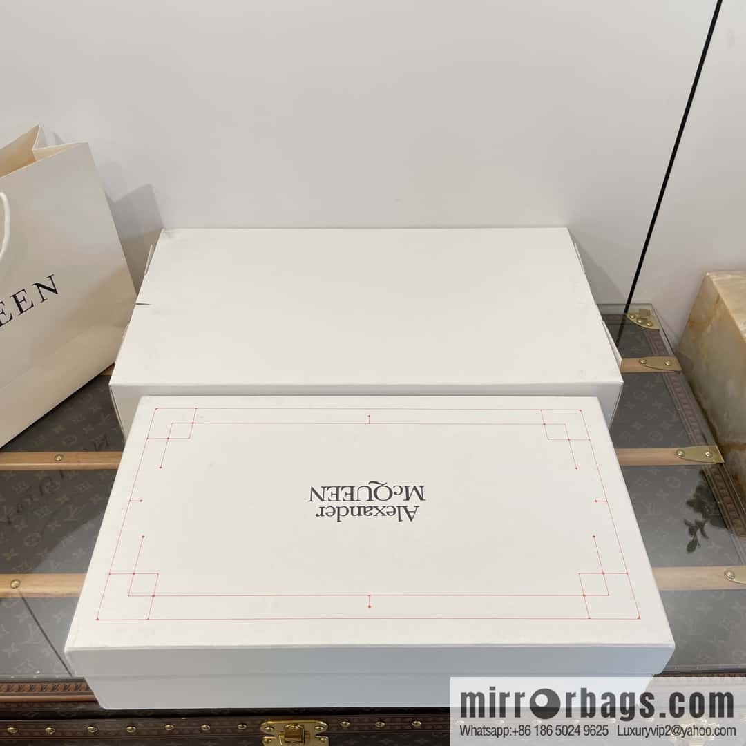 Alexander McQueen Front Zip Platform Knight Boots