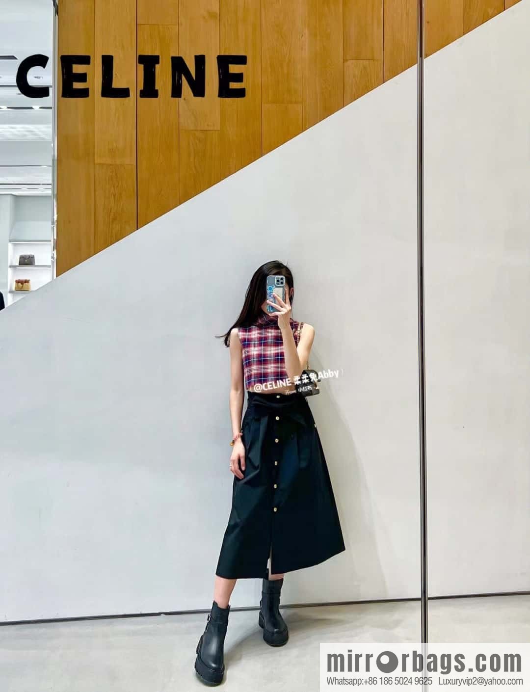 CELINE platform locomotive boots